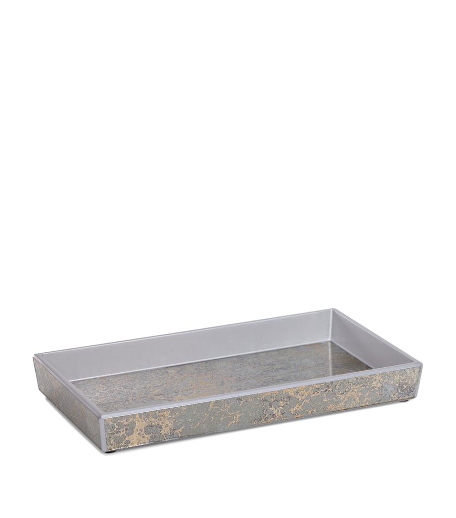 Labrazel Painted Glass Natasha Tray Silver/gold Image 1