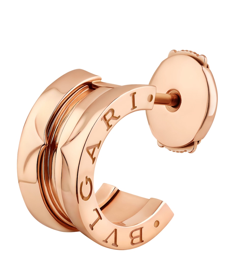Bvlgari Rose Gold B.zero1 Single Hoop Earring Pink Gold Image 1