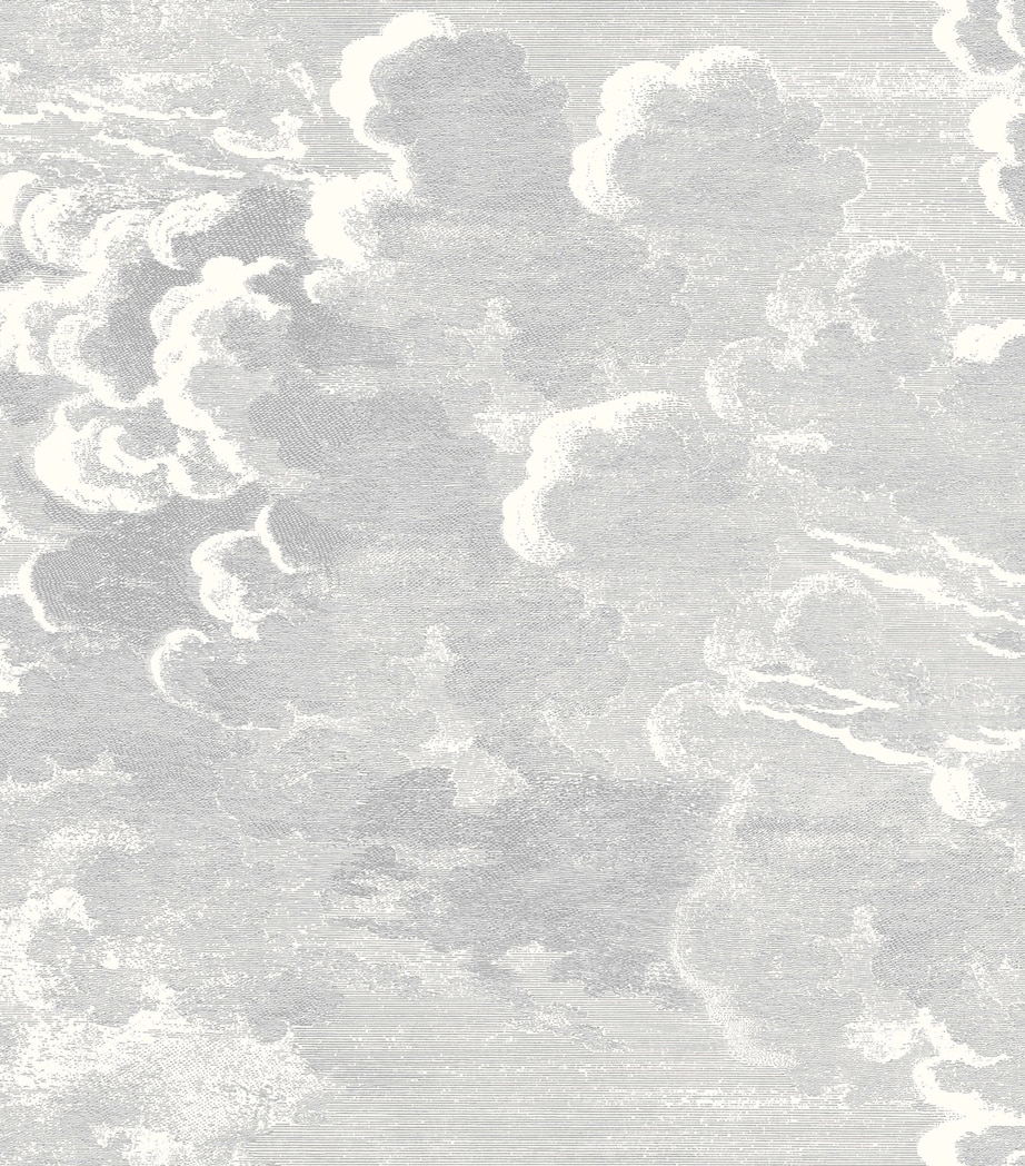 x Fornasetti Set of 2 Nuvolette Wallpaper Rolls SOOT & SNOW Image 1