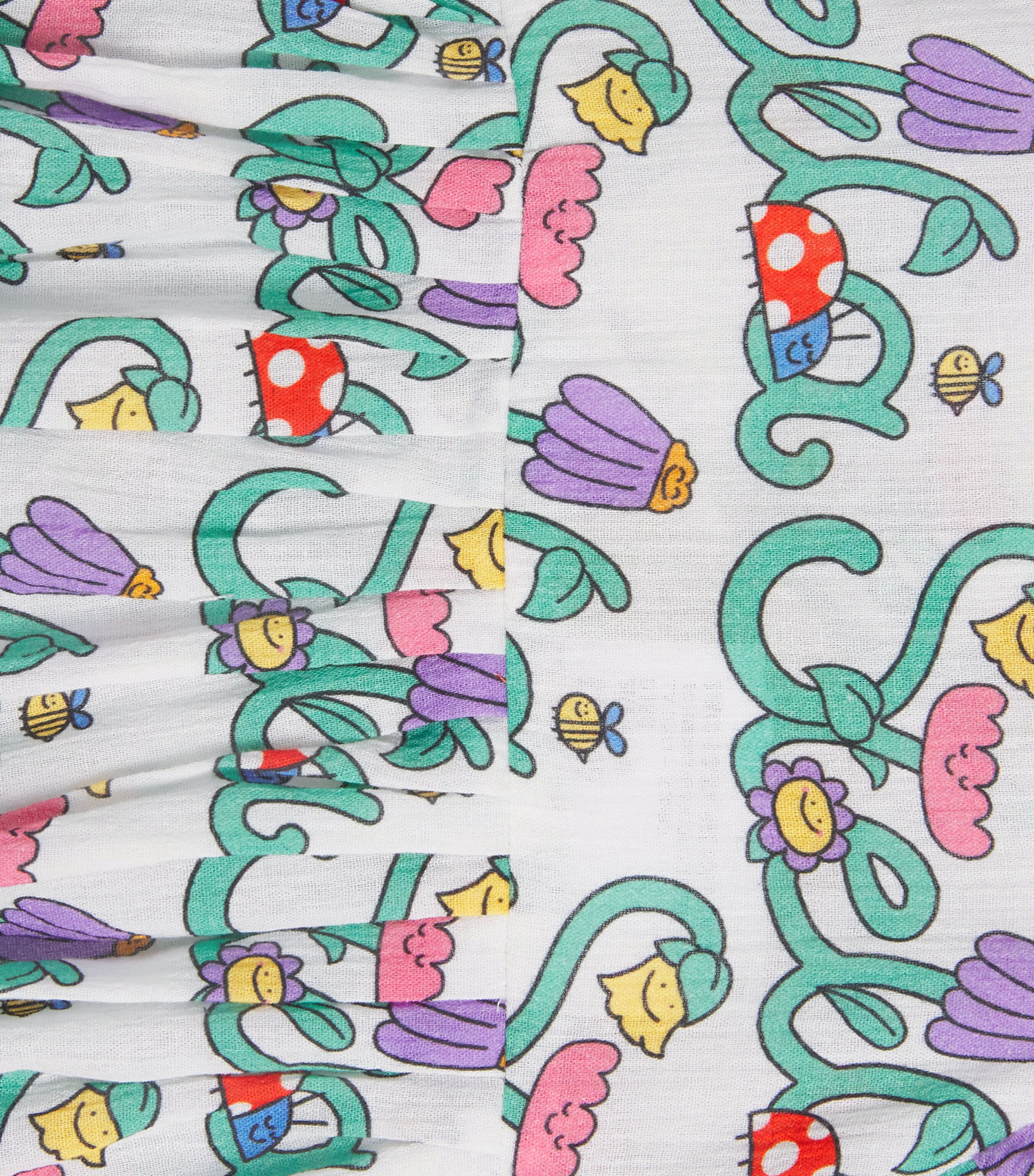 Stella McCartney Kids Organic Cotton Vine Print Dress (2-12 Years) Image 4