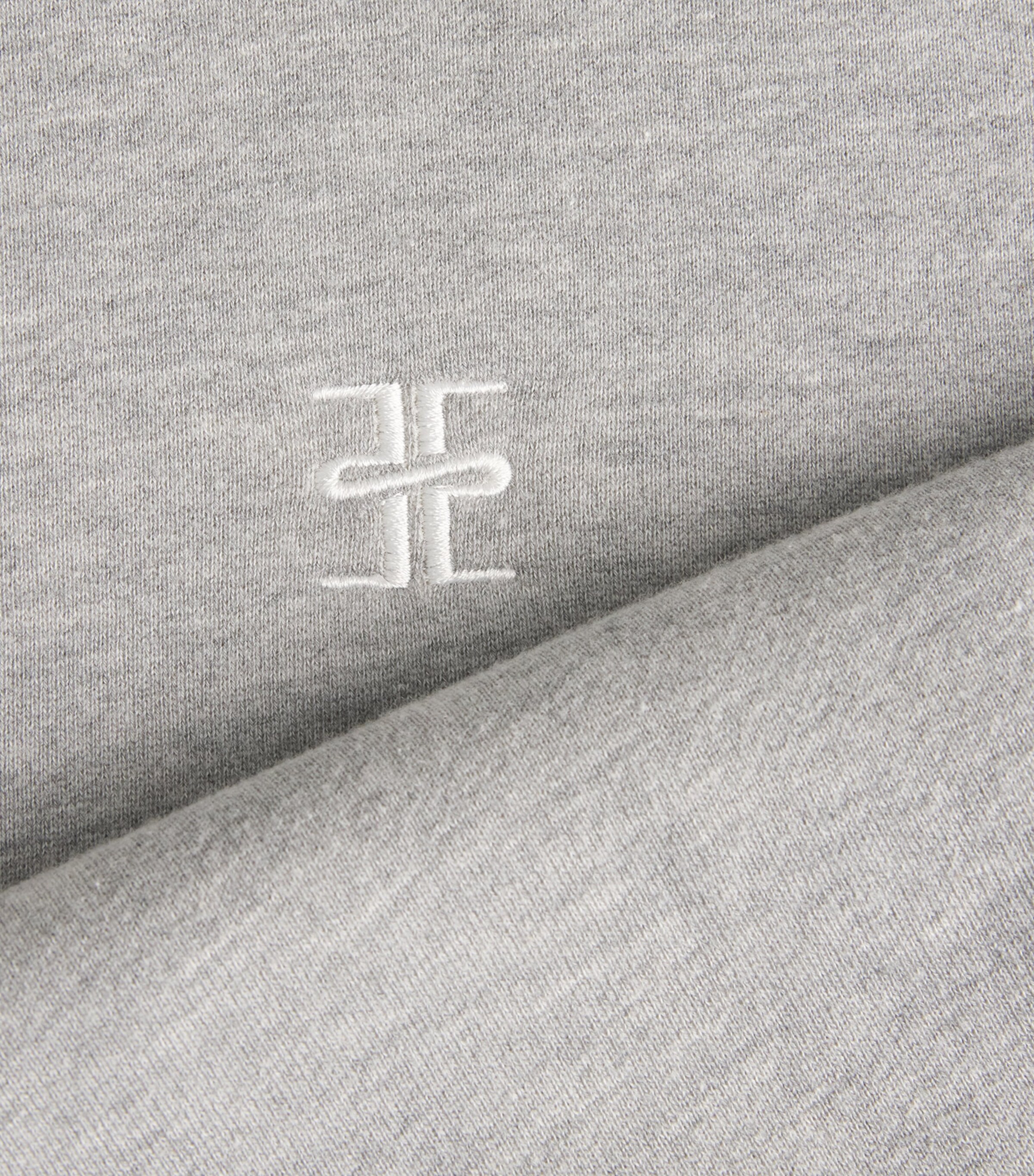 ÉTERNE Womens French Terry Oversized Sweatshirt Heather Grey Image 6