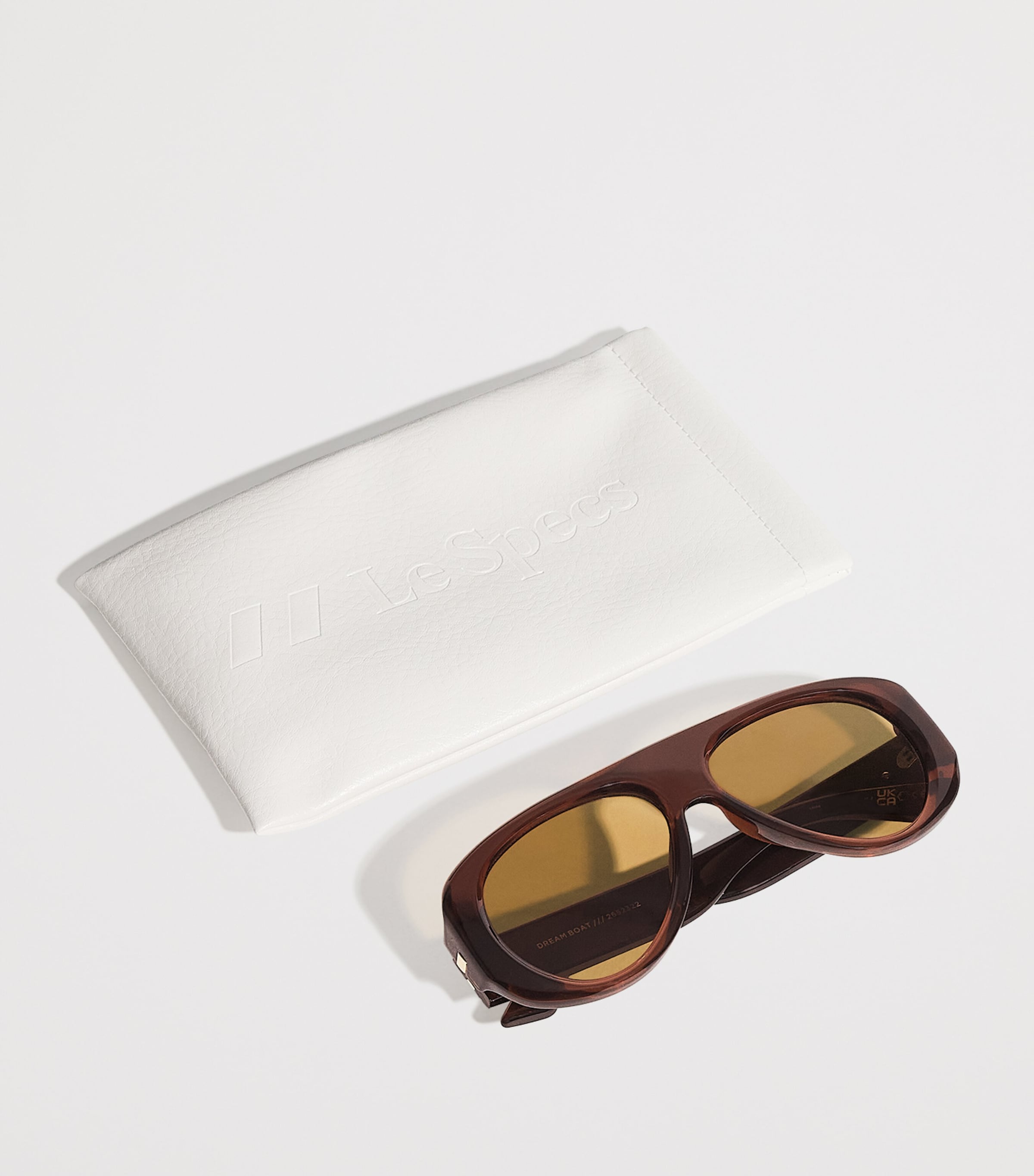 Dream Boat Aviator Sunglasses COCOA Image 4