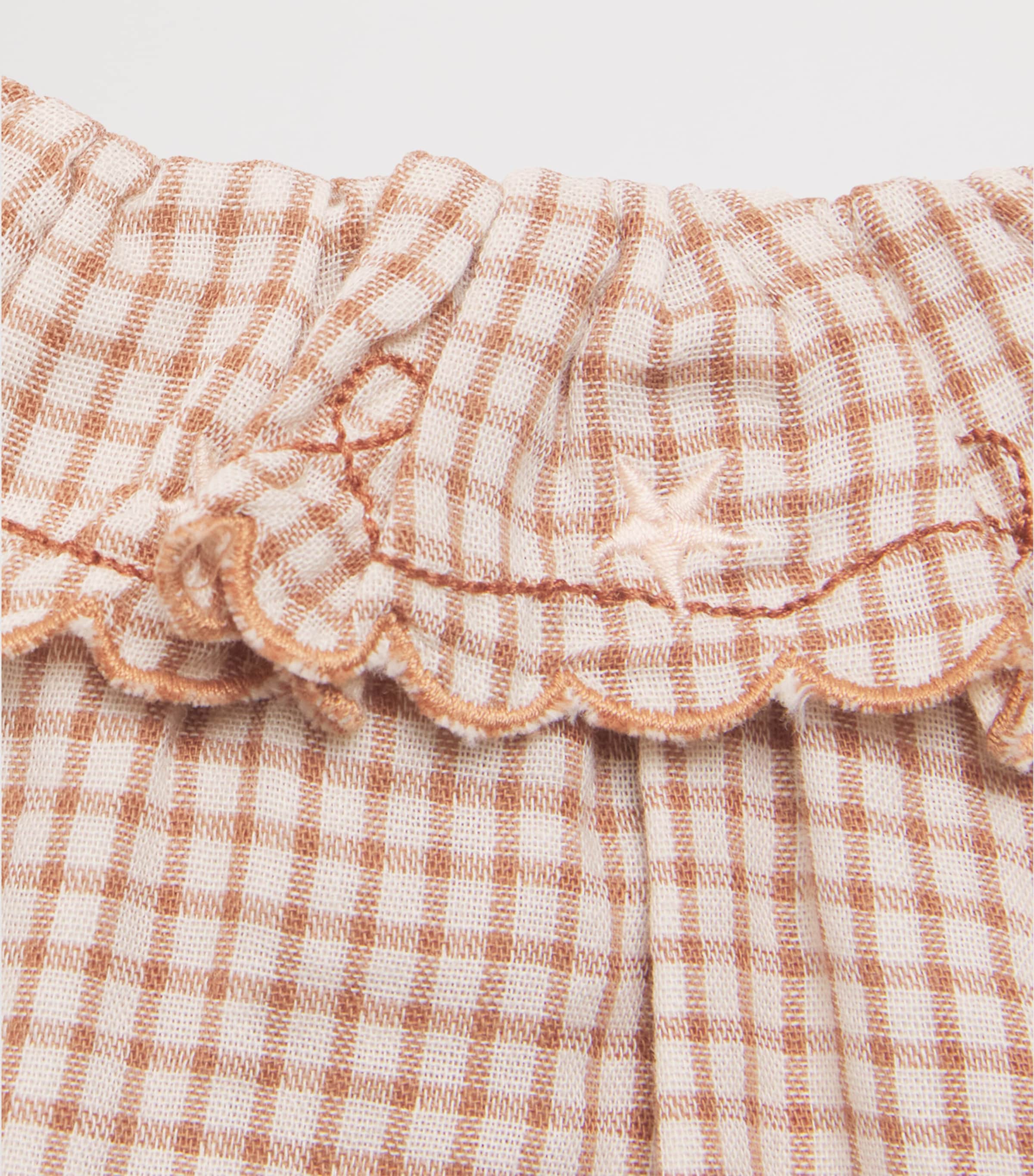 Gingersnaps Cotton Charlotte Blouse (6-36 Months) Brown Image 3
