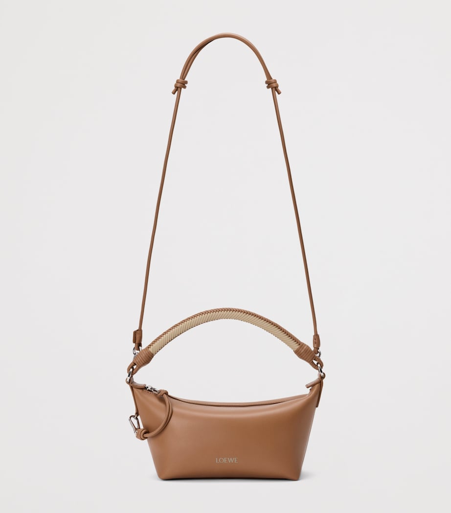 LOEWE Nappa Leather Cala Top-Handle Bag Mocha/beige Image 9