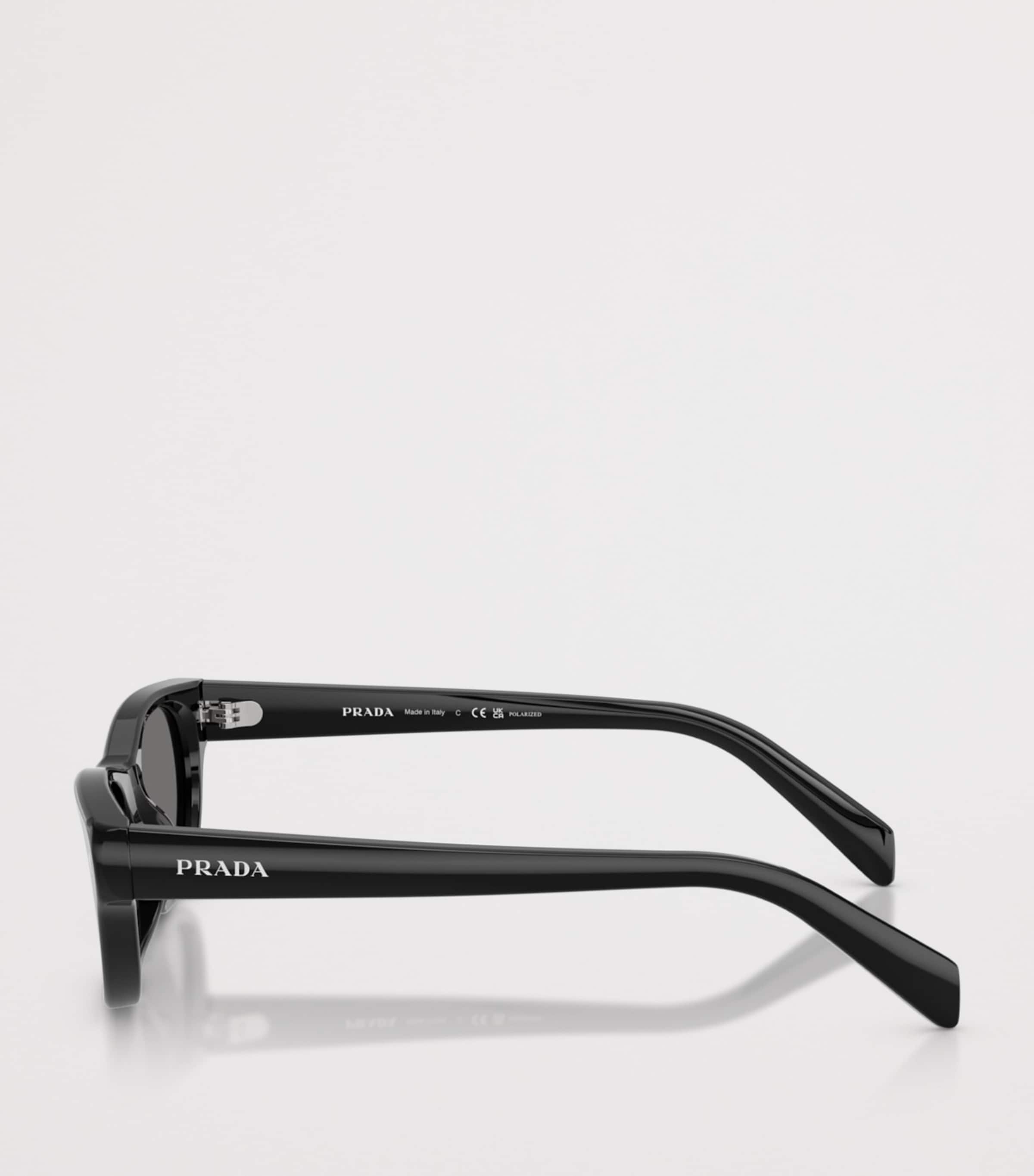 Prada PR C08S  Cat-Eye Sunglasses Black Image 3