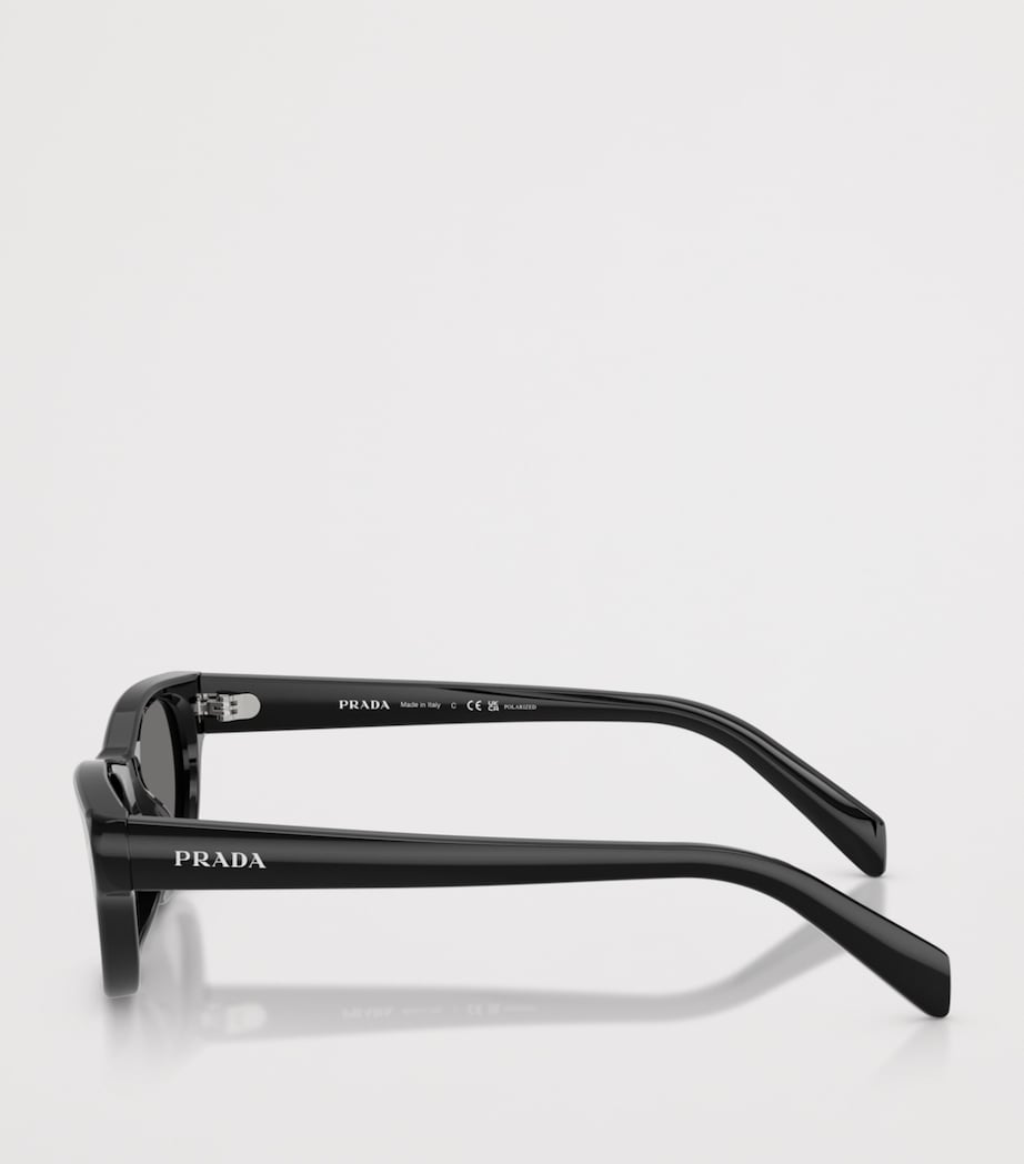 Prada PR C08S Cat-Eye Sunglasses Black Image 3
