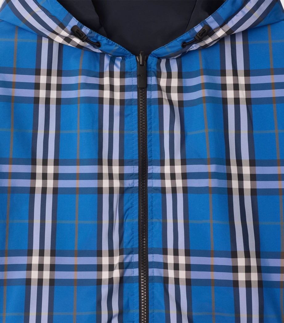 Reversible Check Hooded Jacket HYACINTH IP CHECK Image 6