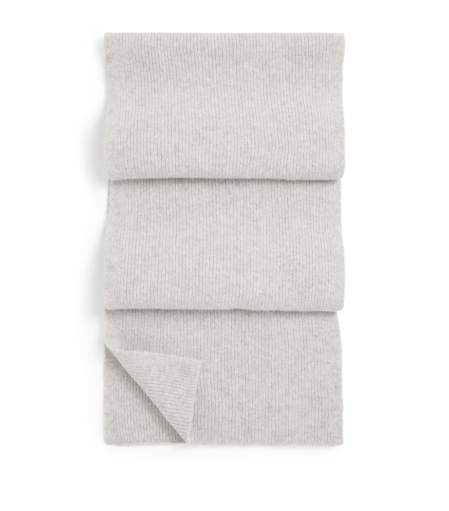 Lambswool Classic Scarf SILVER Image 1