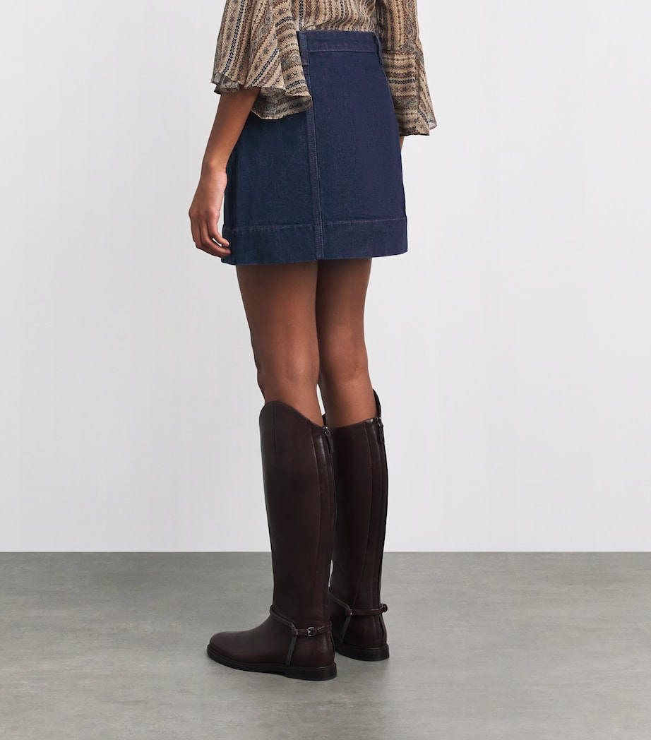 Jannelle Denim Mini Skirt MAISONETTE Image 4