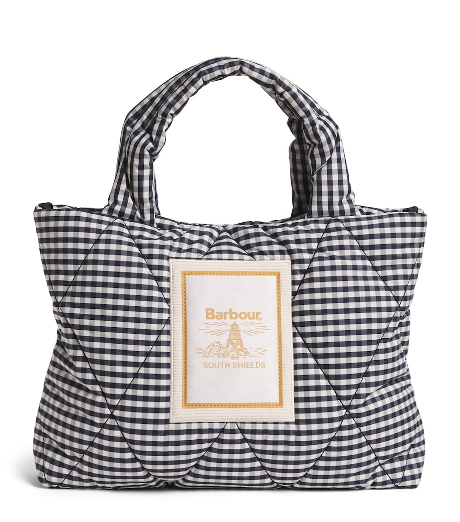 Mini Quilted Gingham Tote Bag GINGHAM CHECK Image 1
