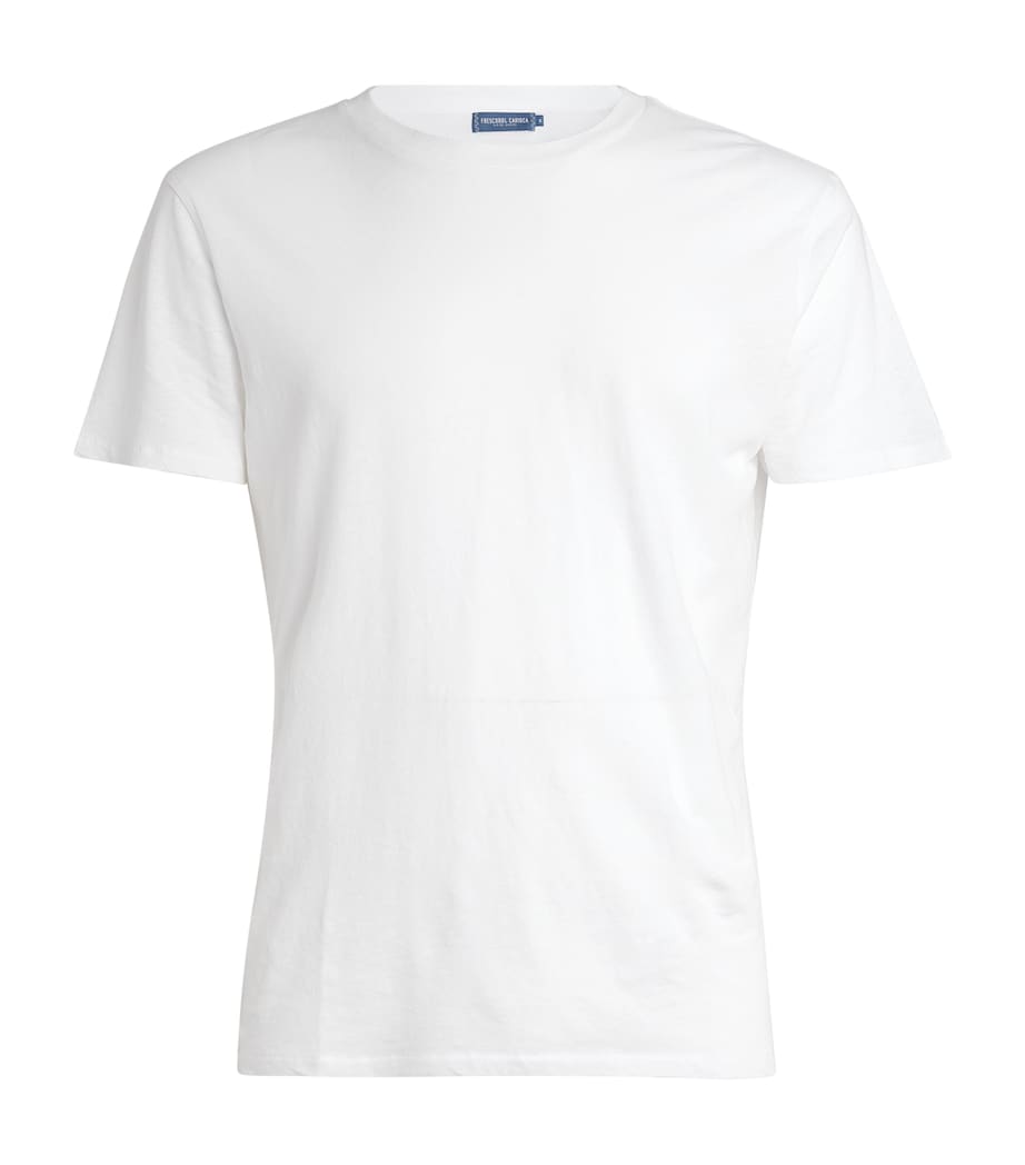 Cotton-Linen T-Shirt WHITE Image 3