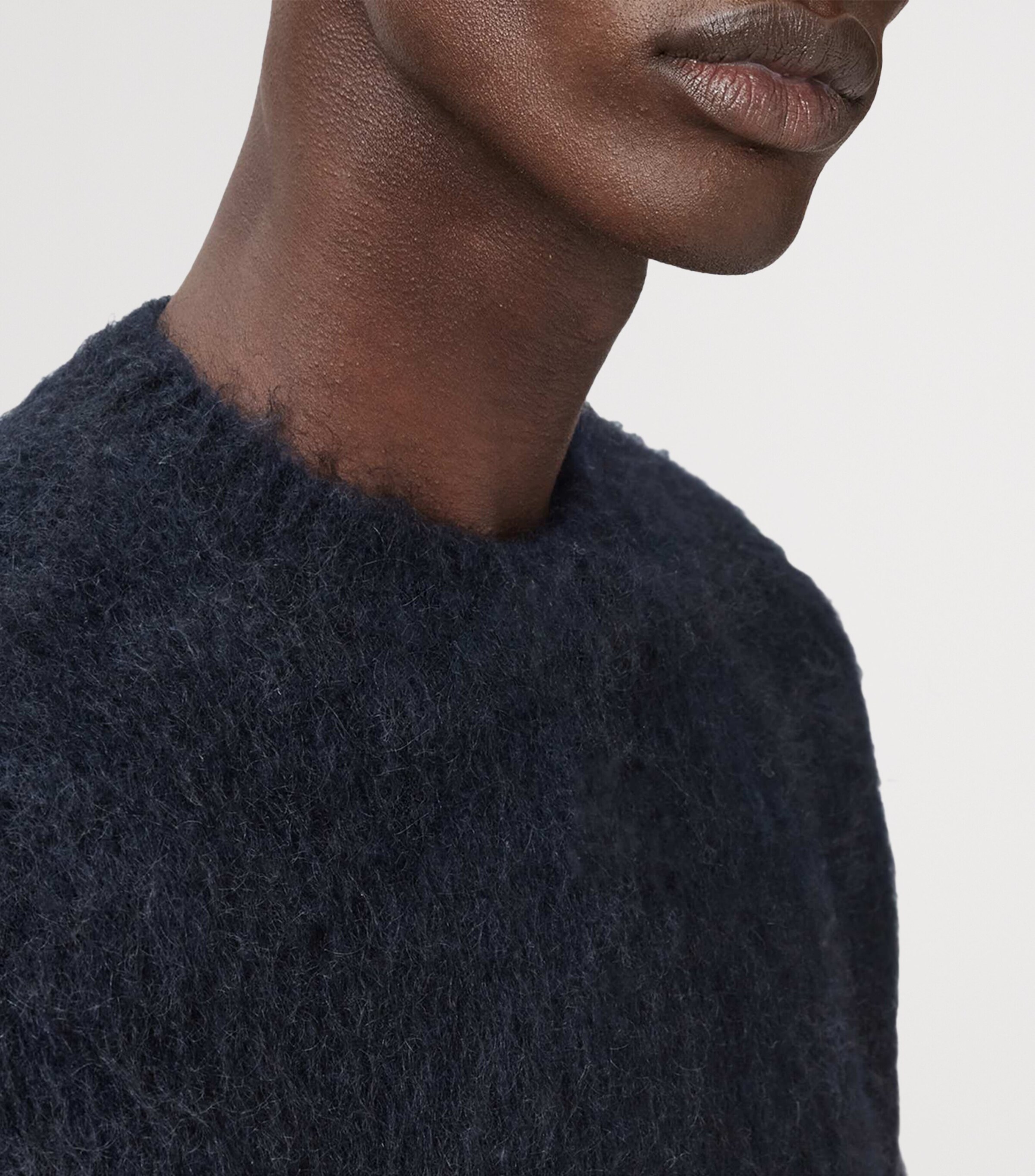 Oversized Brushed Coby Sweater INK BLUE Image 8