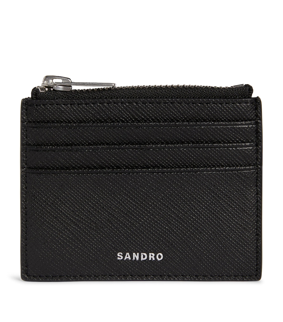 Leather Card Holder BLACK Image 1