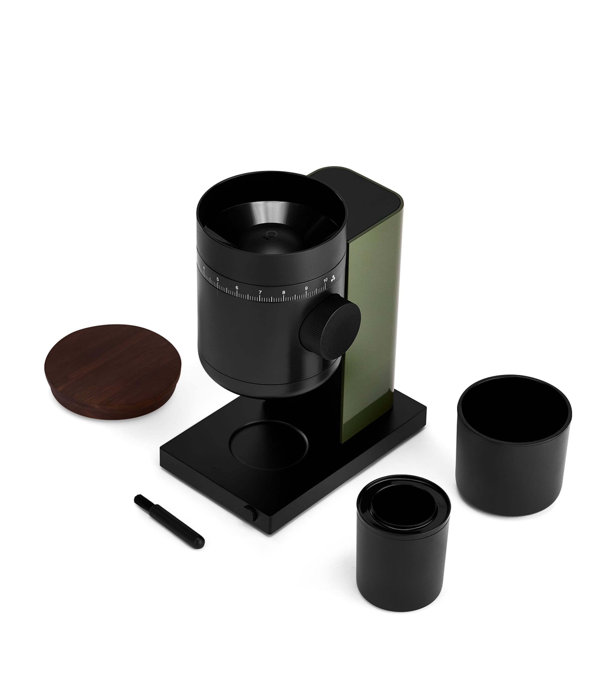 FELLOW Opus 2 Conical Burr Grinder Woodland With Walnut Image 2