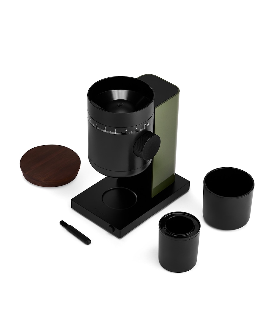 FELLOW Opus 2 Conical Burr Grinder Woodland With Walnut Image 2