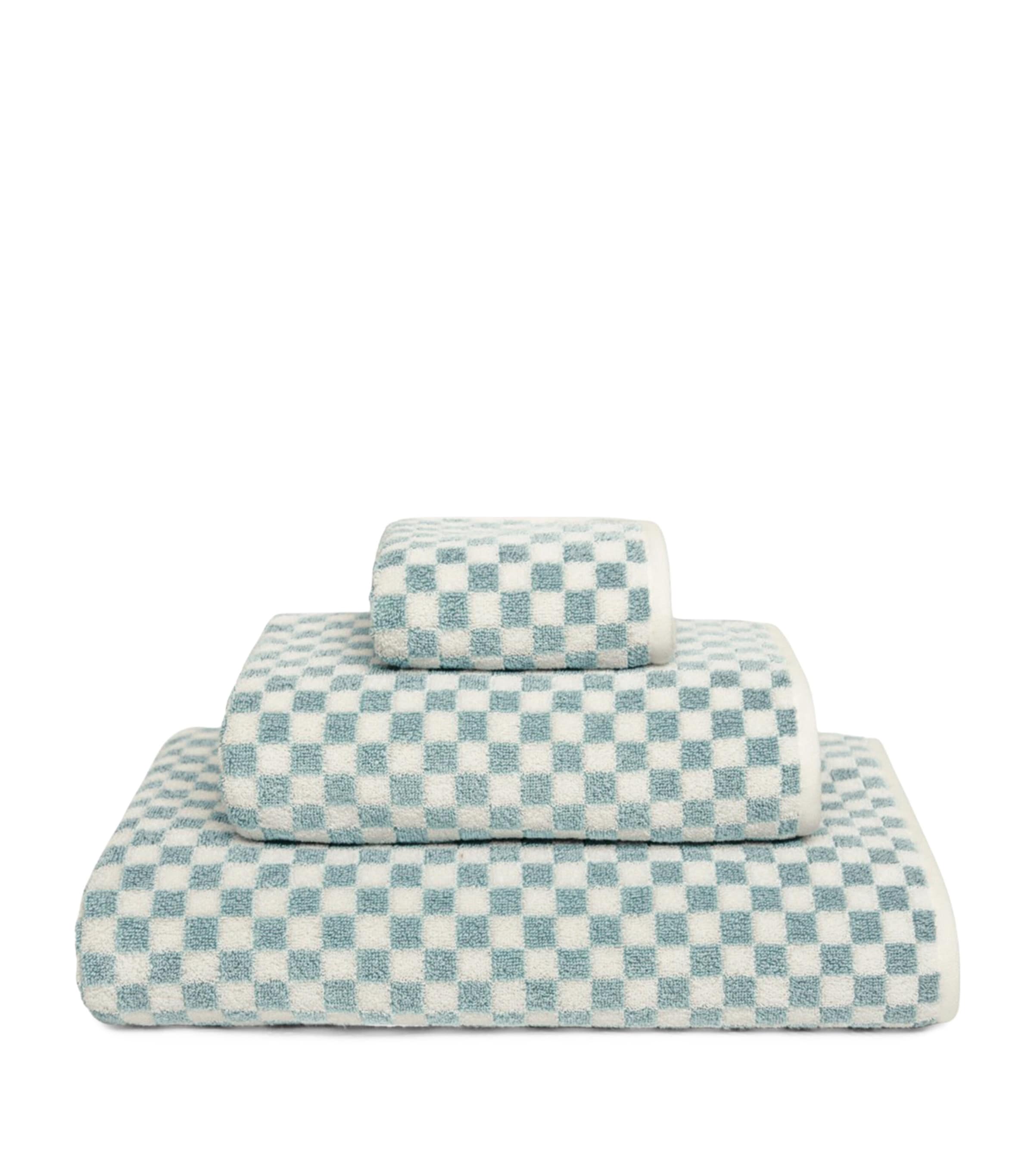 GRACCIOZA Cotton Estoril Hand Towel (50cm x 100cm) Seamist Image 1