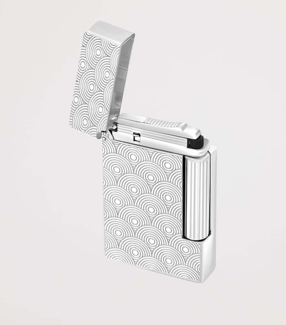 Initial Guilloche Palladium Lighter PALLADIUM Image 5