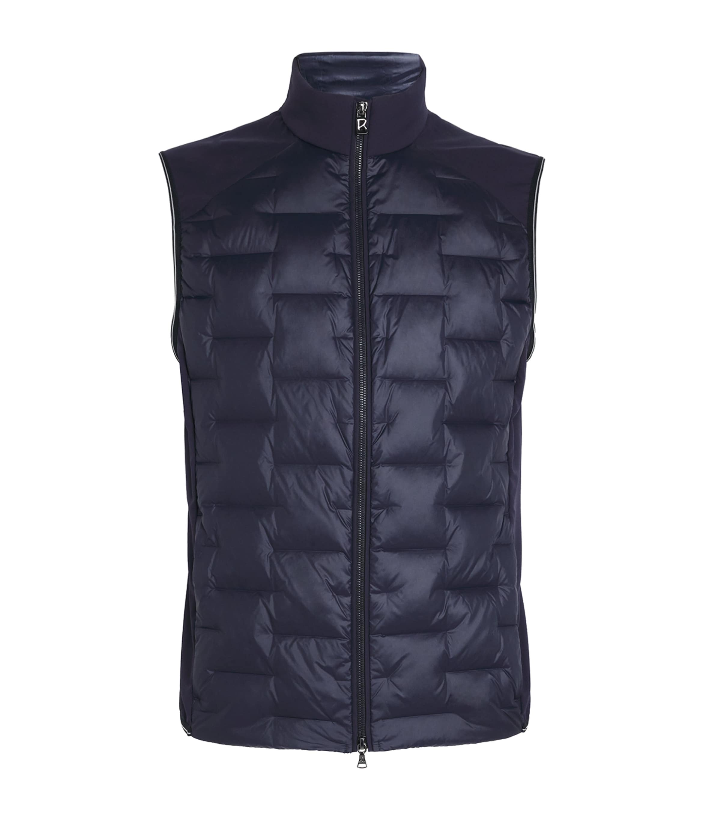 Bogner Down Quilted Dallin Gilet In Navy