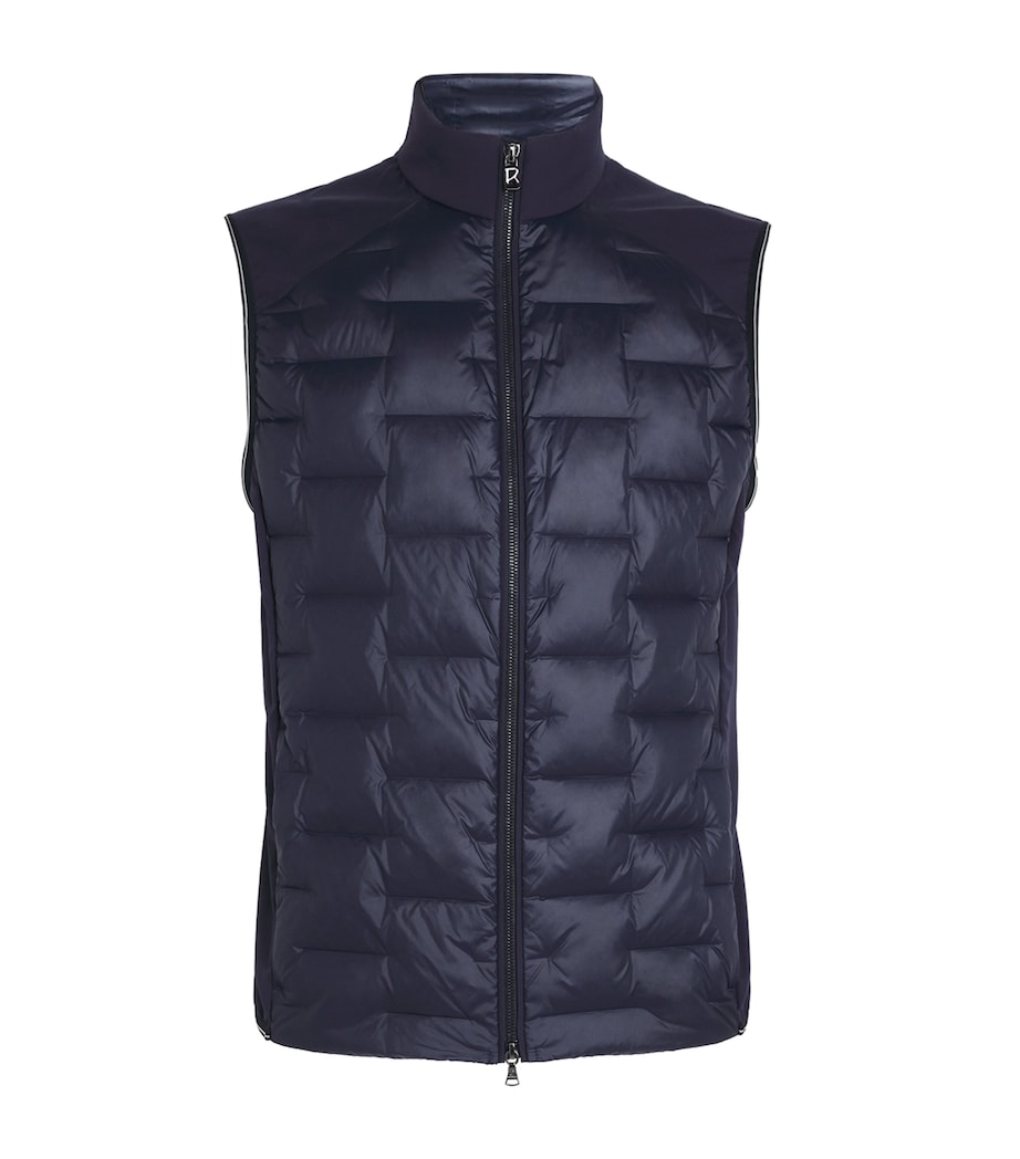 Bogner Mens Down Quilted Dallin Gilet Navy Image 1
