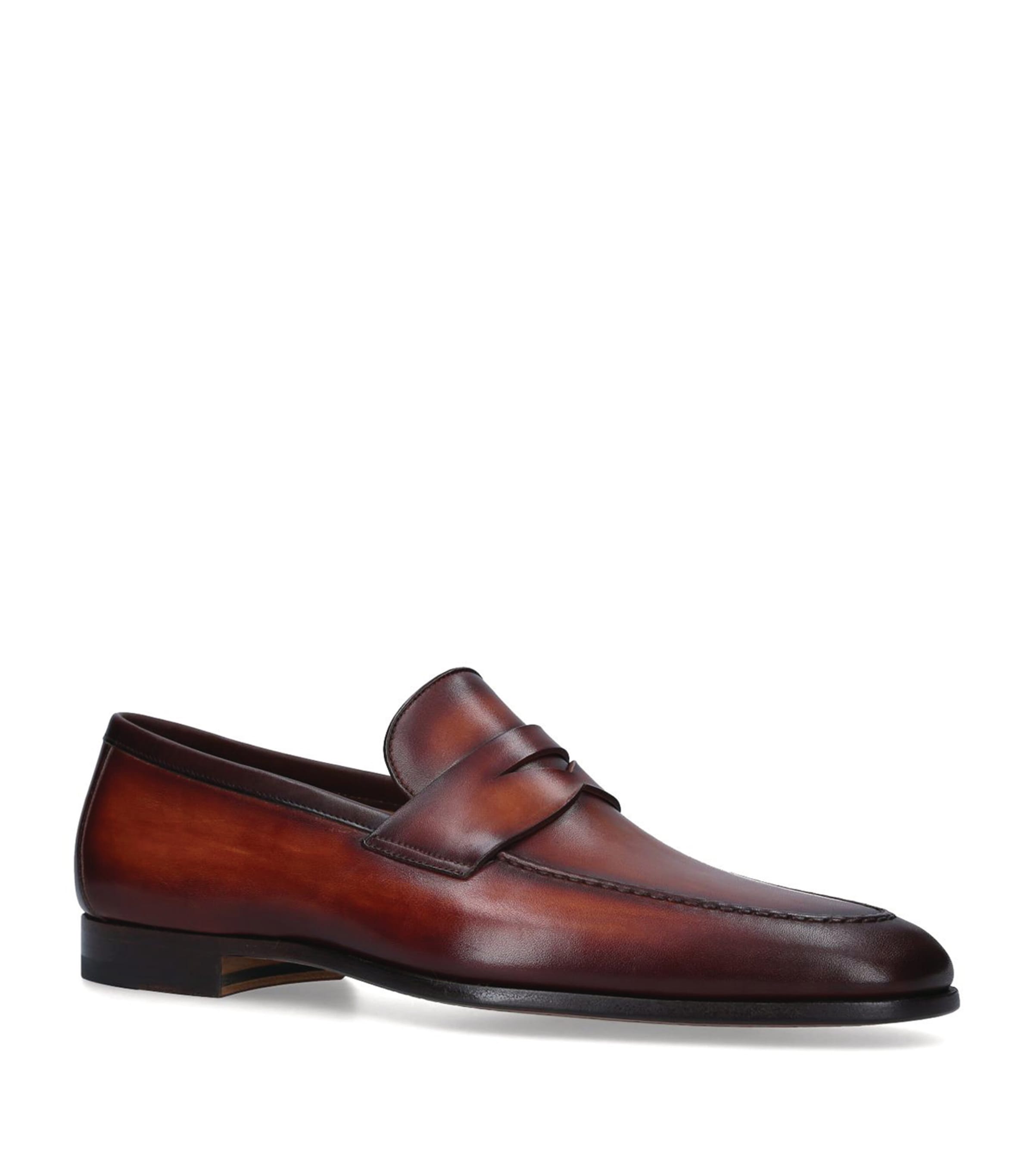 Magnanni Leather Delos Dress Loafers In Beige