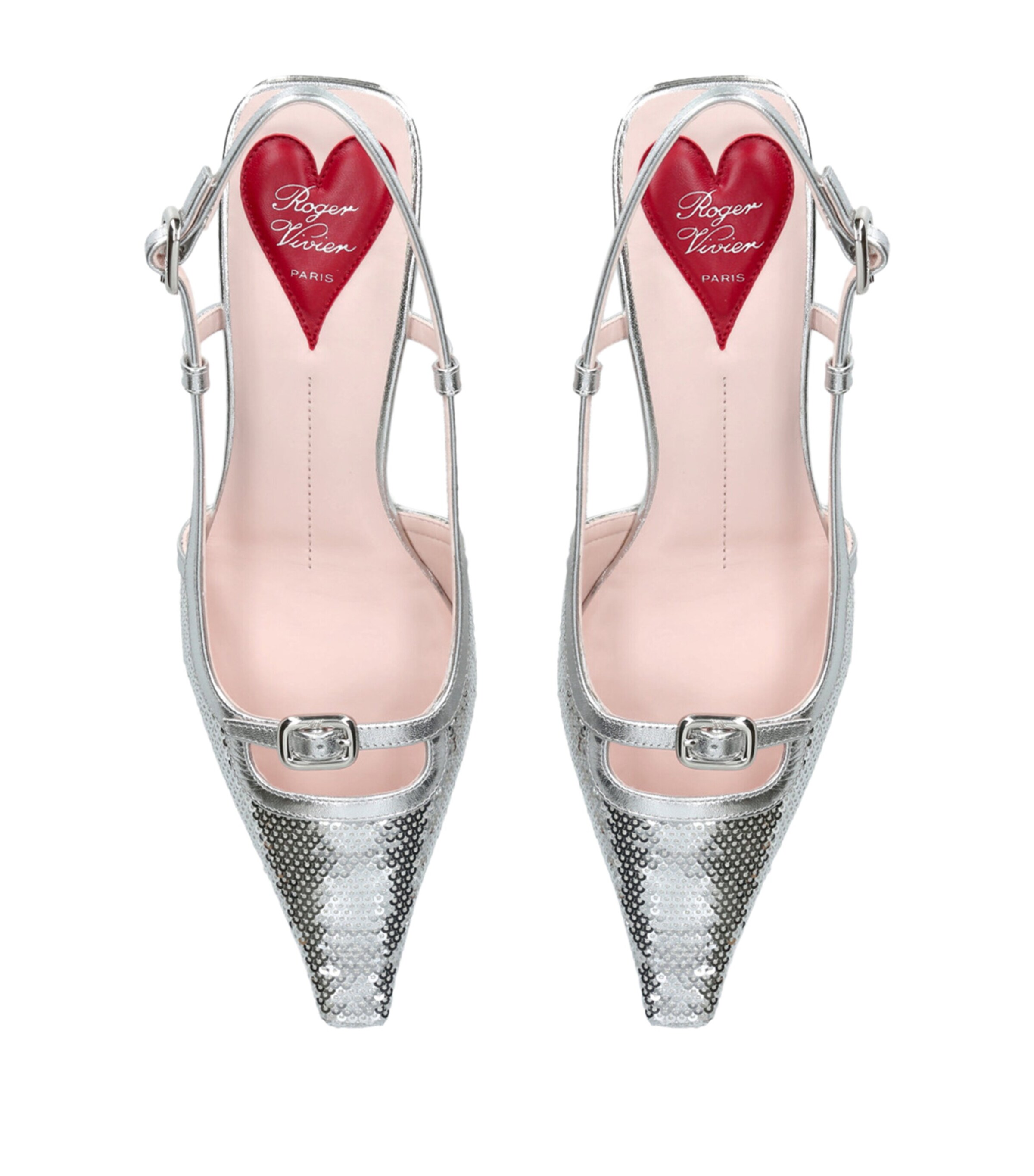 VIP【送料関税込】ROGER VIVIER MINI BUCKLE SLINGBACK PUMPS Roger Vivier Mini Buckle Slingback Heels 55 | Harrods US
