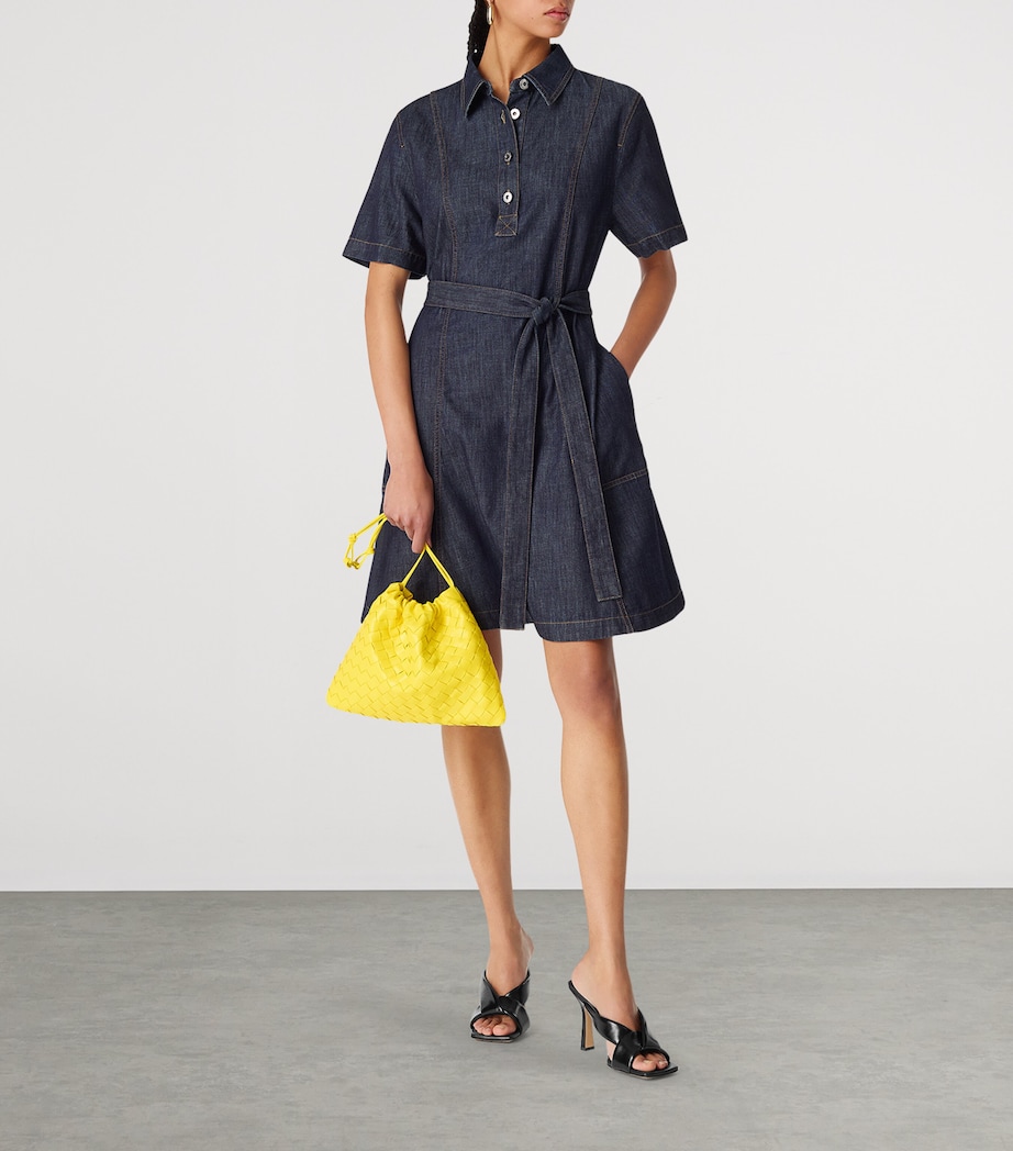 Medium Leather Dustbag Clutch Bag 7184 Image 2