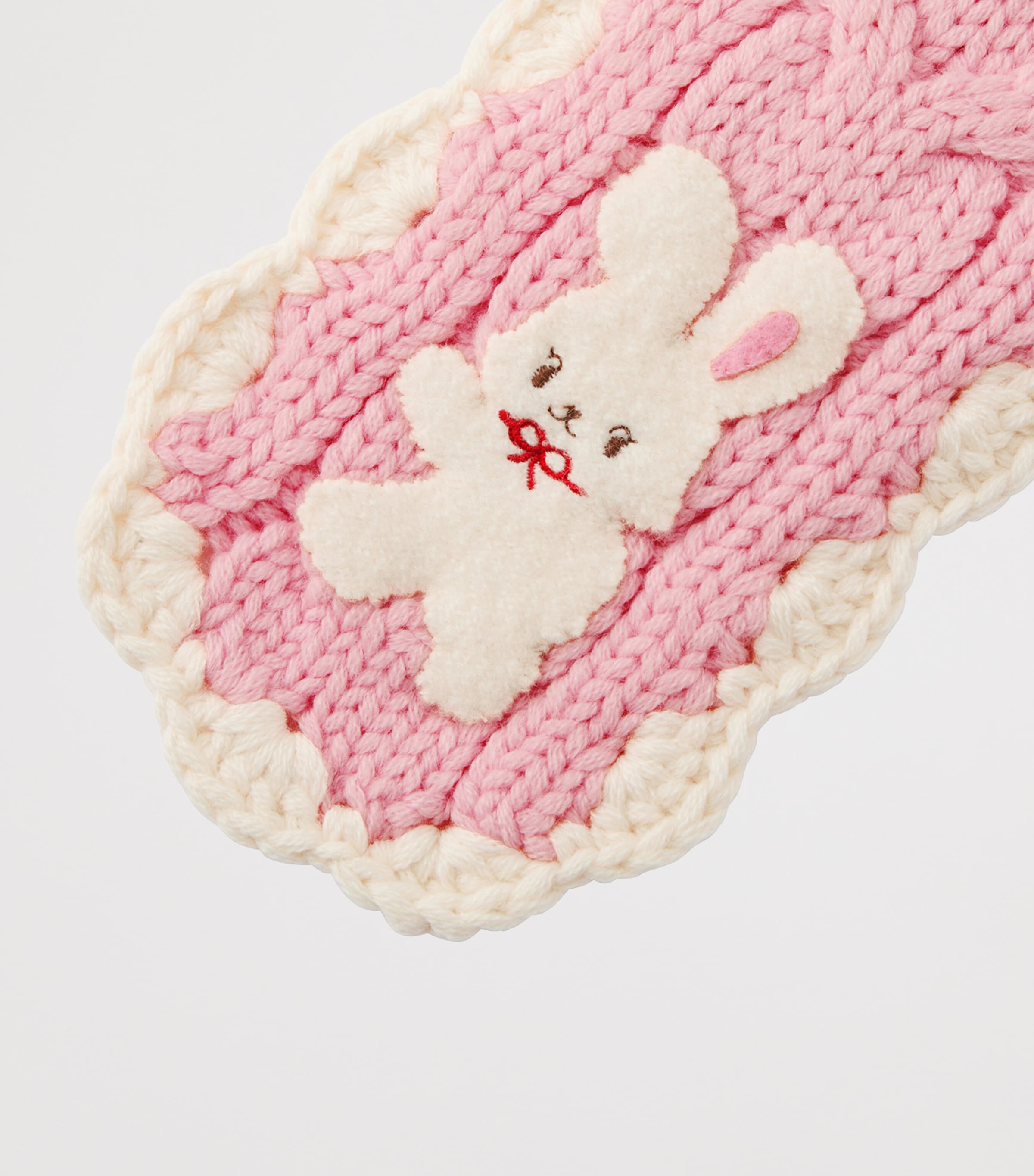 Miki House Wool-Blend Chieco Saku Knitted Scarf Image 3
