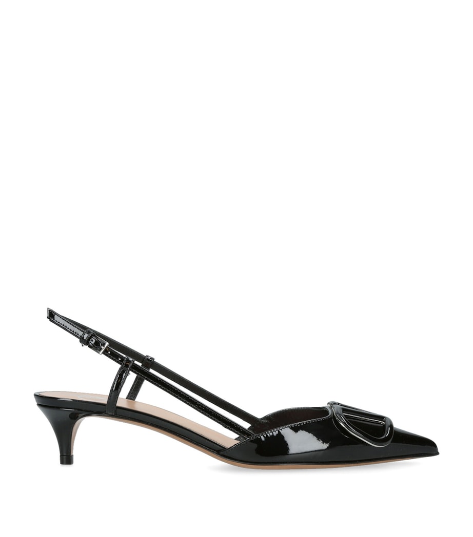 Slingback Logo Heels 40 BLACK Image 1