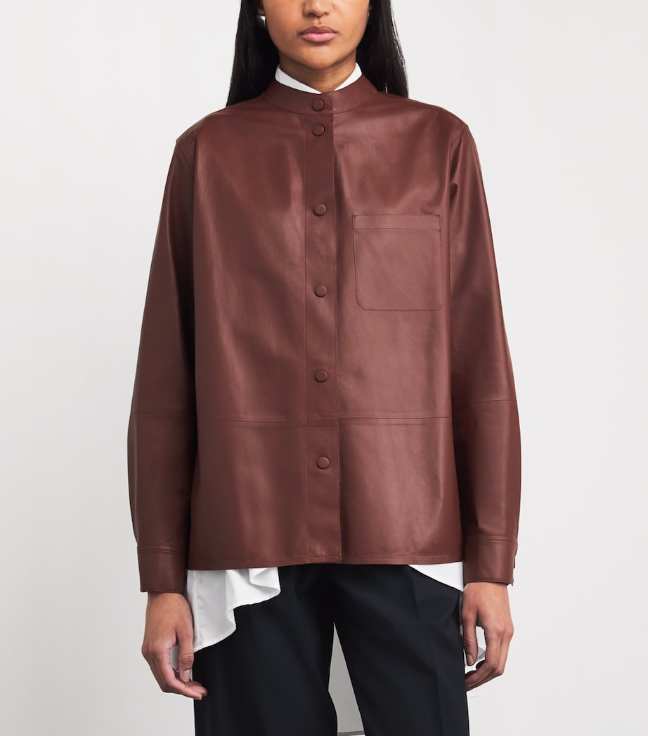 Yves Salomon Womens Lambskin Shirt Image 4