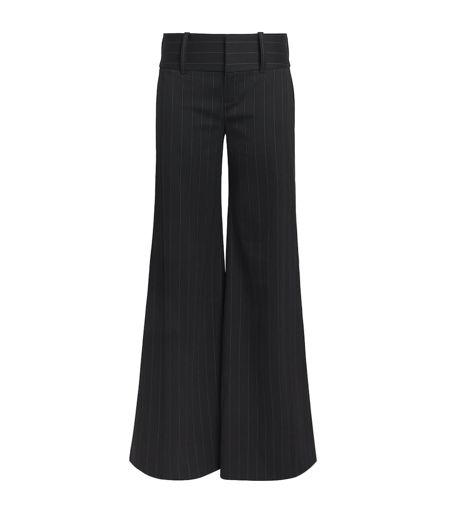 Olivia Wide-Leg Trousers G980 BLACK/OFF WHITE Image 1