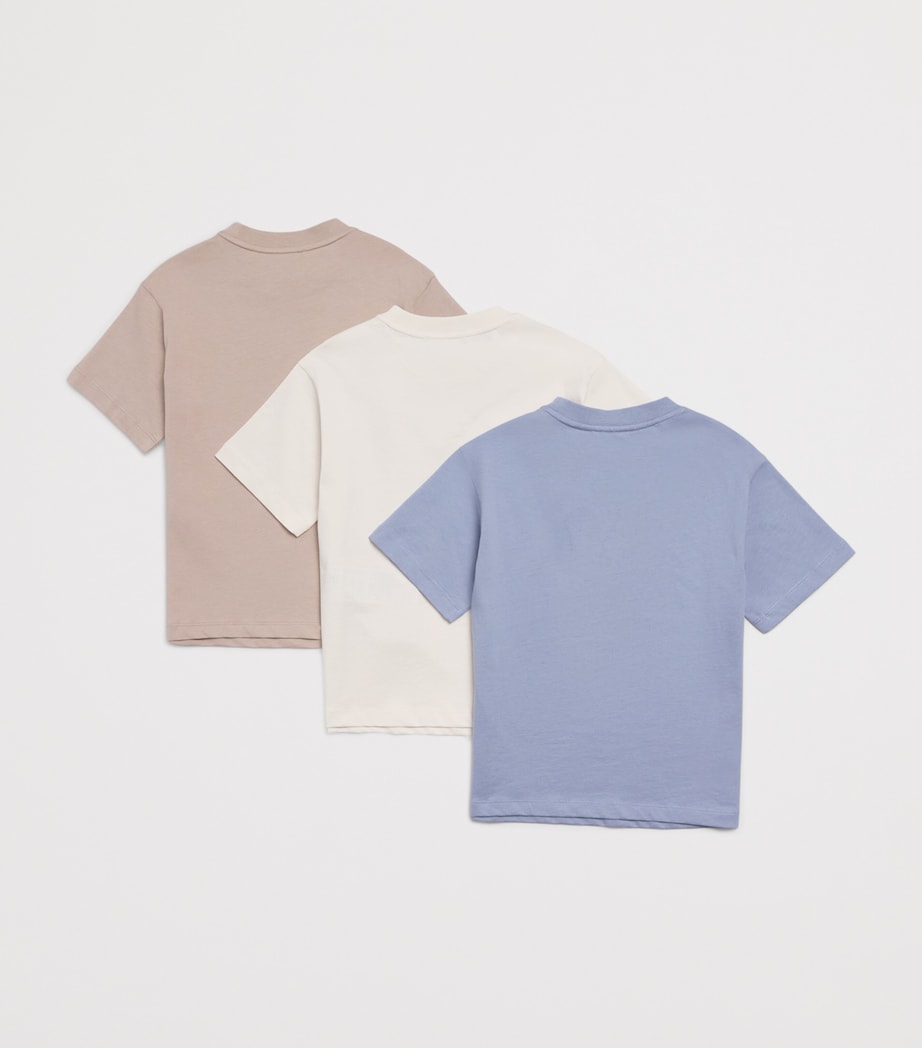 Emporio Armani Kids Pack of 3 Cotton Logo T-Shirts (4-16 Years) Image 2