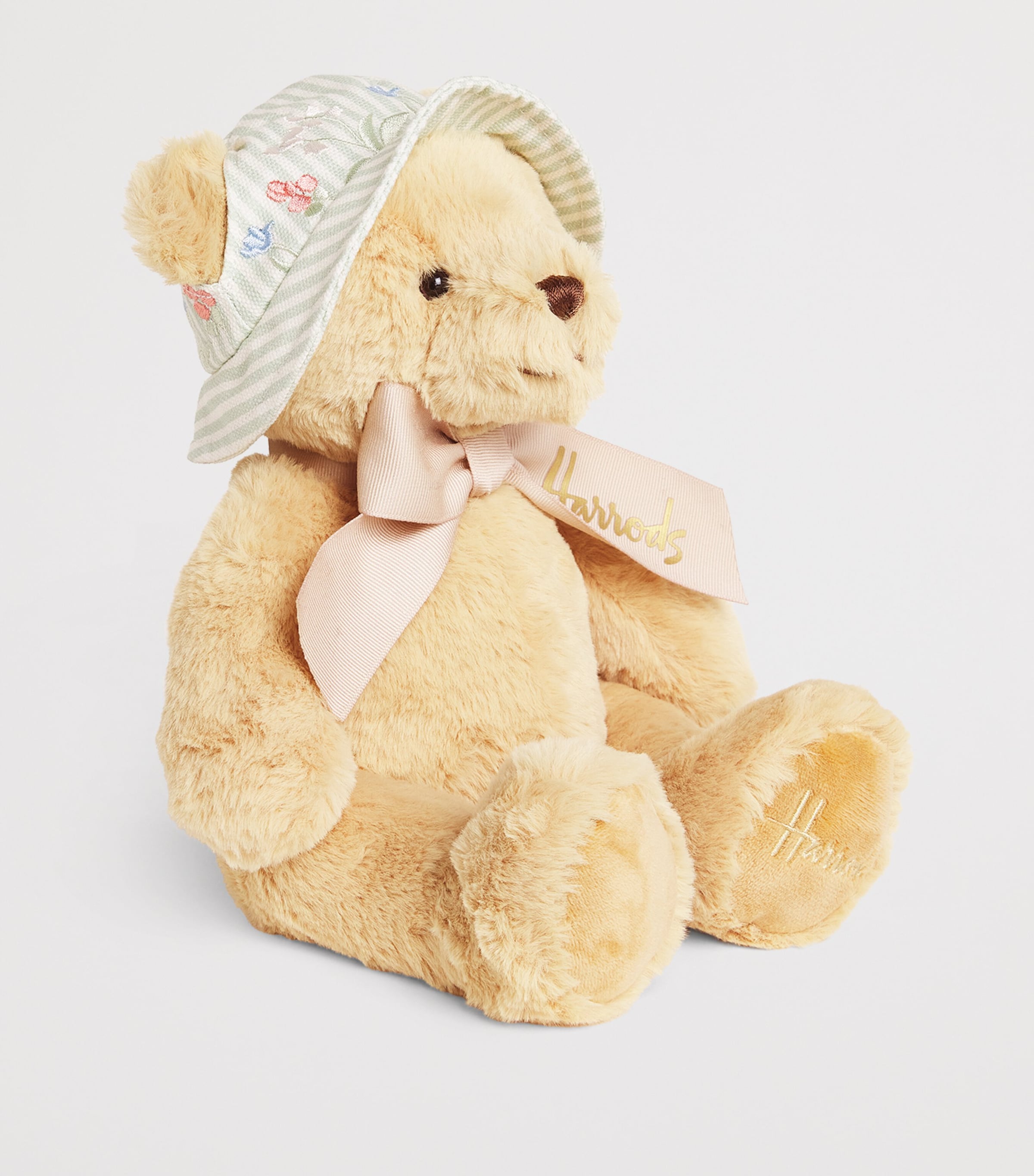 Plush Dressed Easter Bear (24cm) BEIGE Image 2