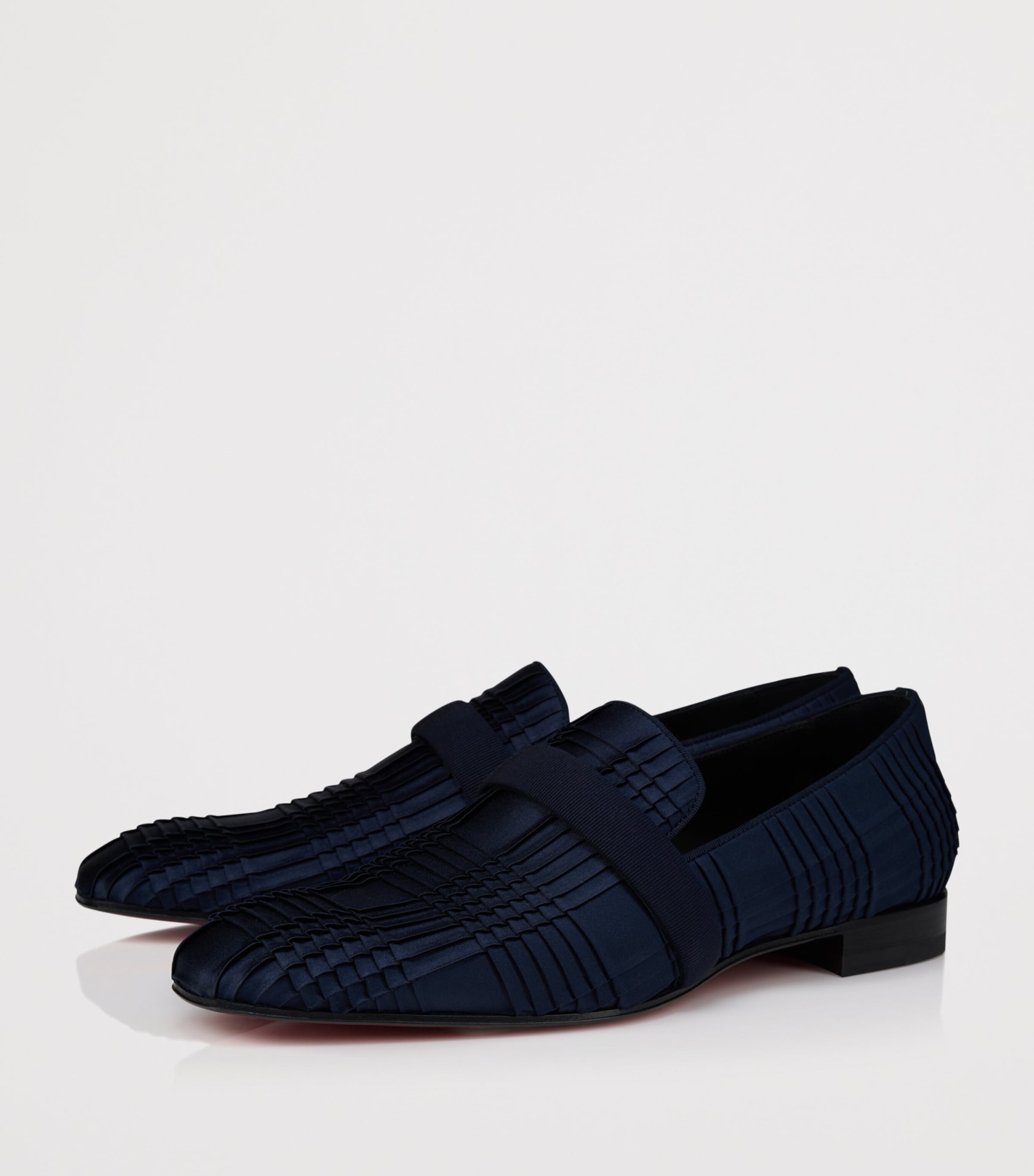 Christian Louboutin Dandydeco Satin Tartan Loafers Image 2