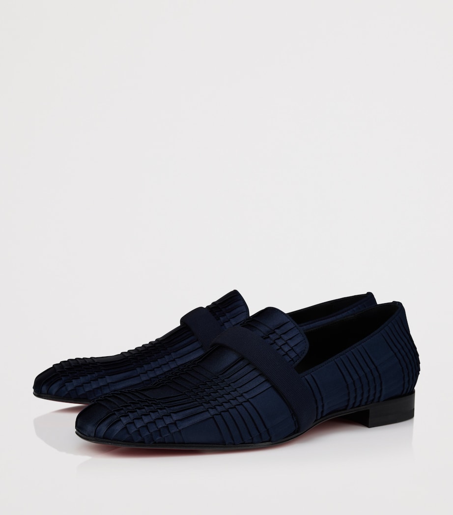 Christian Louboutin Dandydeco Satin Tartan Loafers Image 2