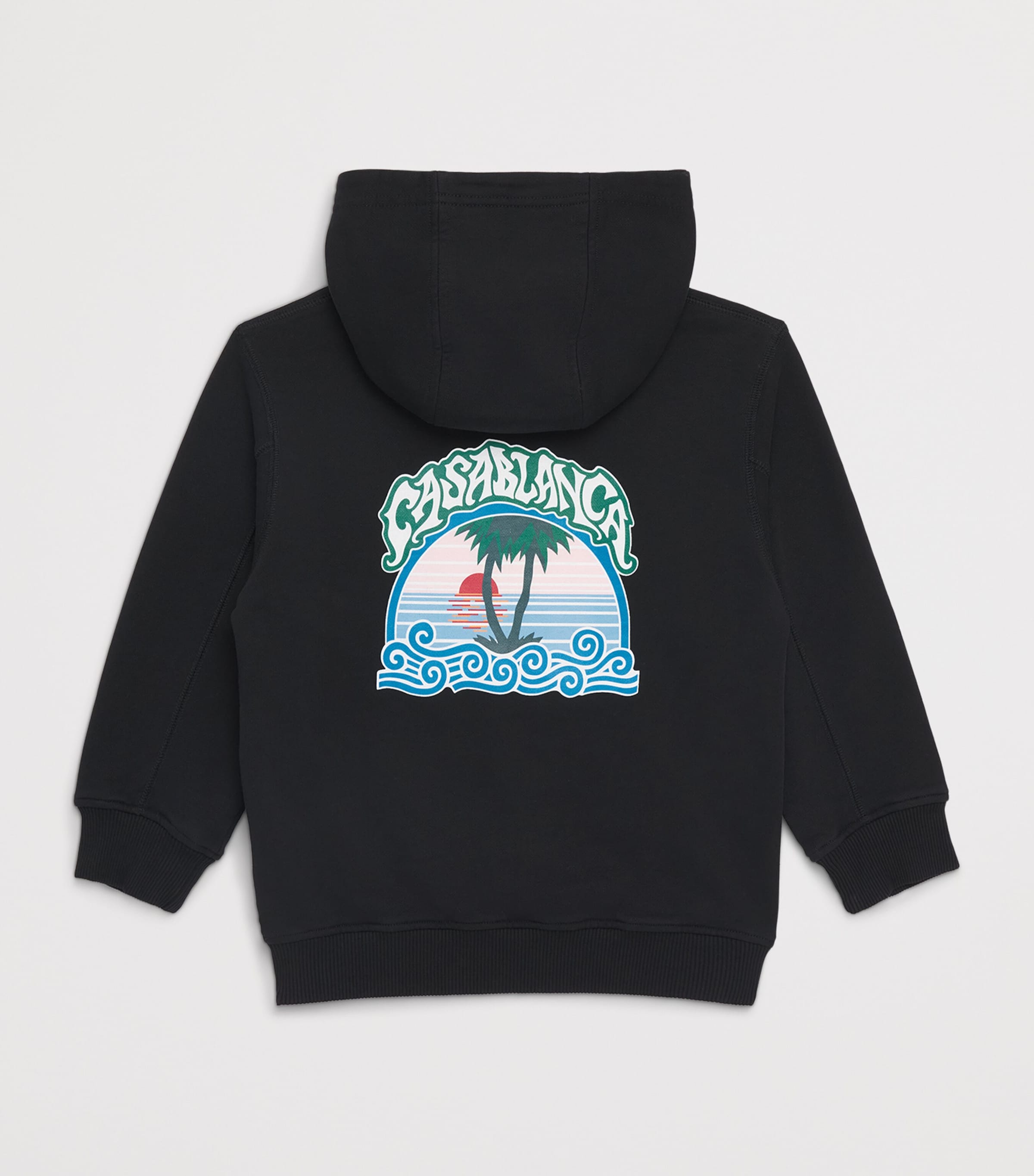 Casablanca Kids Palm Tree Hoodie (3-14 Years) Palm Tree Emblem Image 2