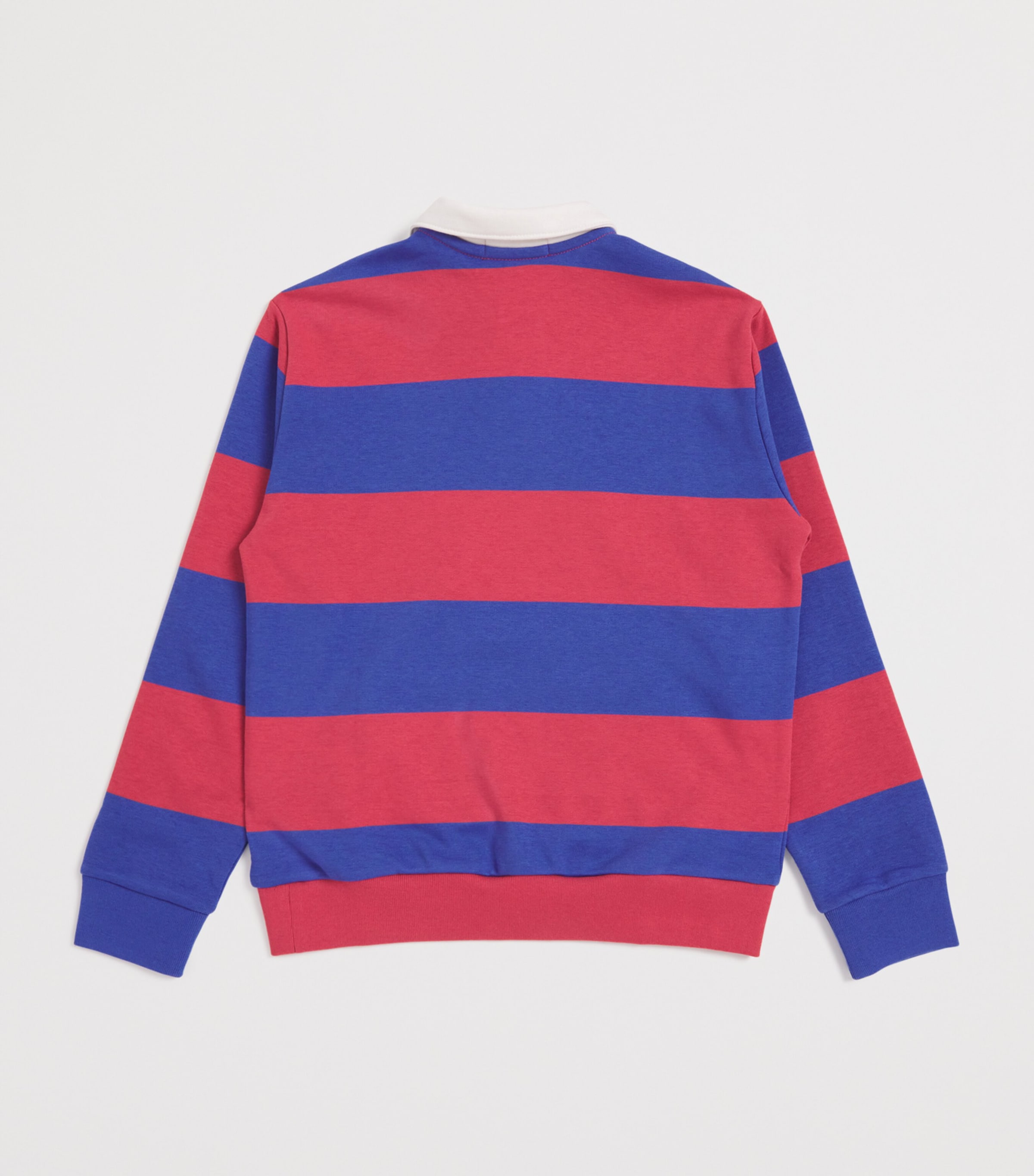 Stripe Polo Pony Rugby Polo Shirt (6-14 Years) MULTI Image 2