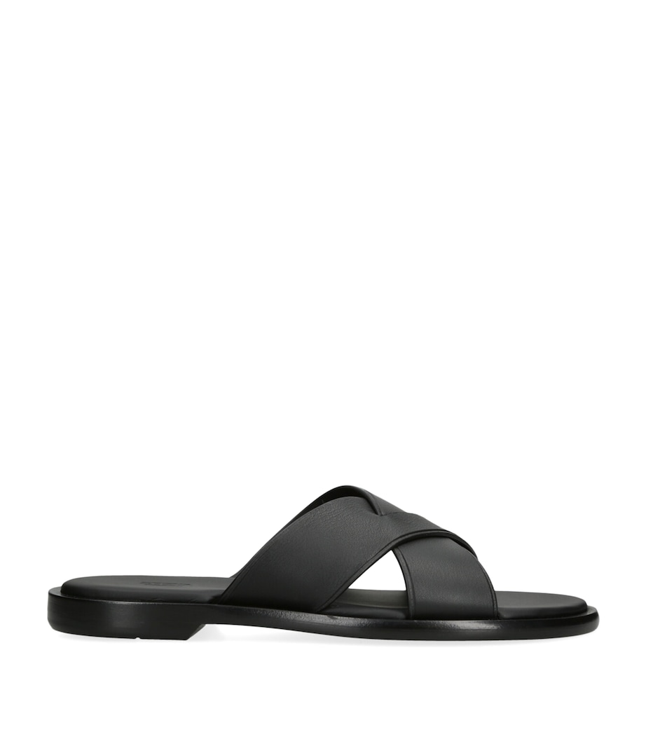 Leather Sandals BLACK Image 1