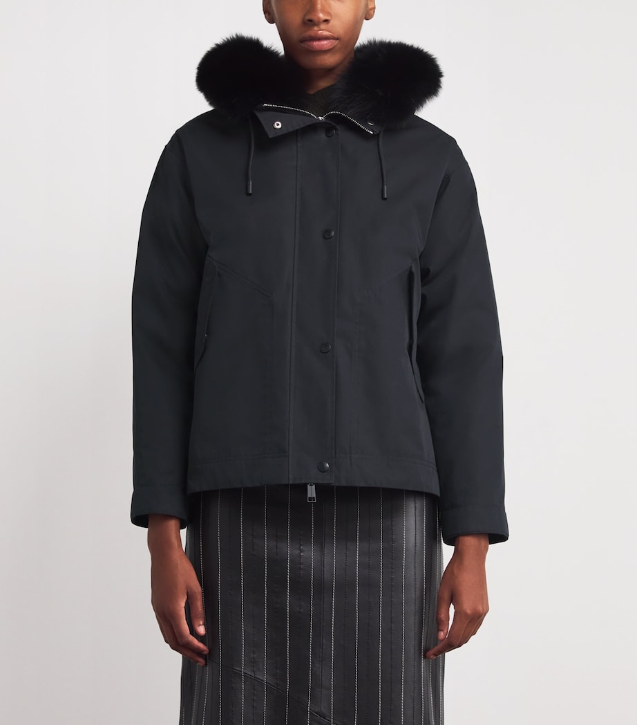 Waterproof Fur-Trim Parka Coat C99 Image 3