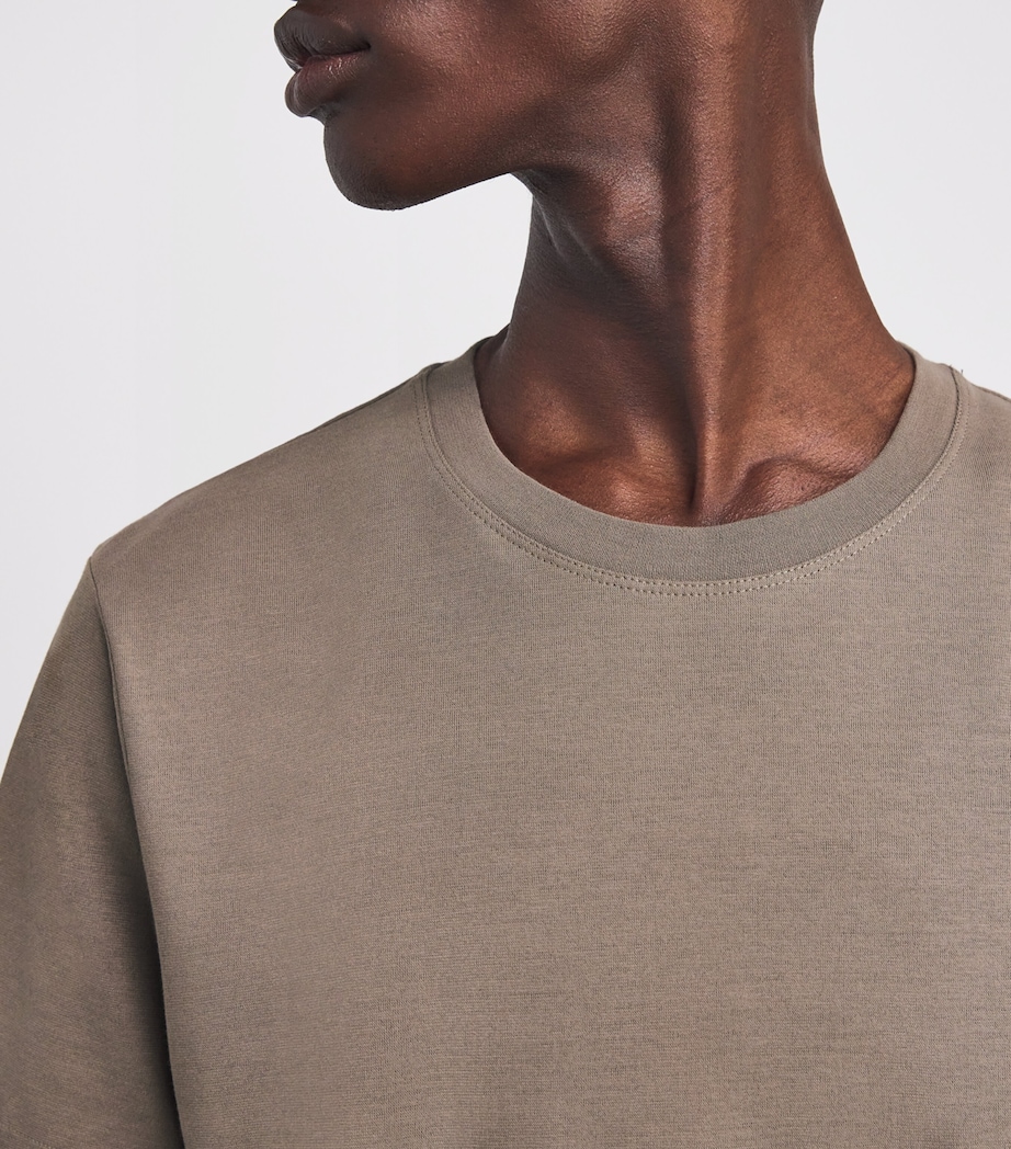 Cotton Relaxed Jakob T-Shirt WALNUT Image 6