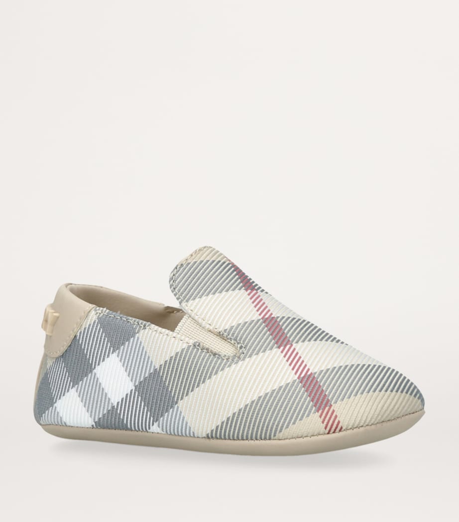 Check Slip-On Booties BEIGE COMB Image 3