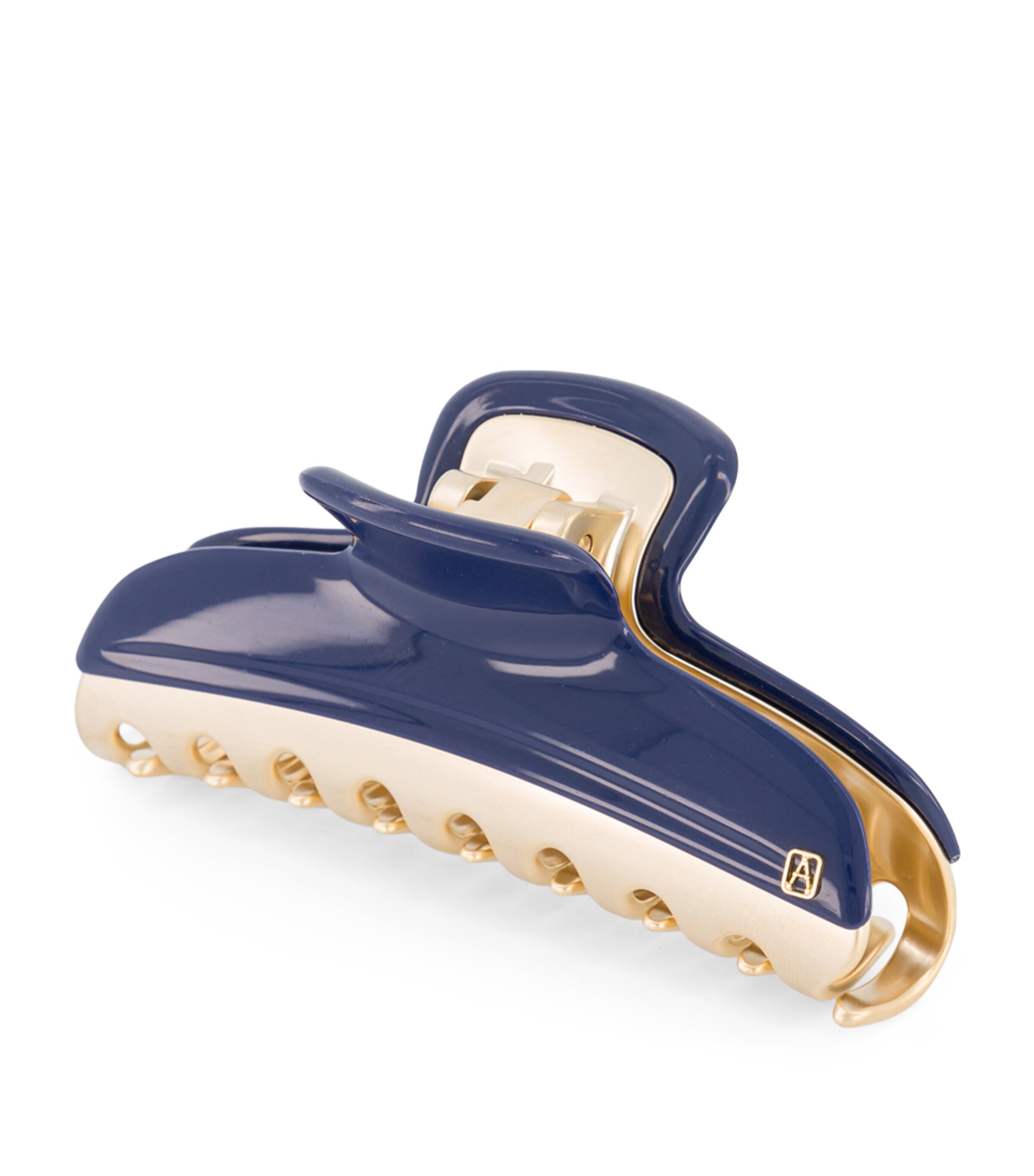 Gold-Plated Claw Hair Clip M5- MARINE/OR Image 2