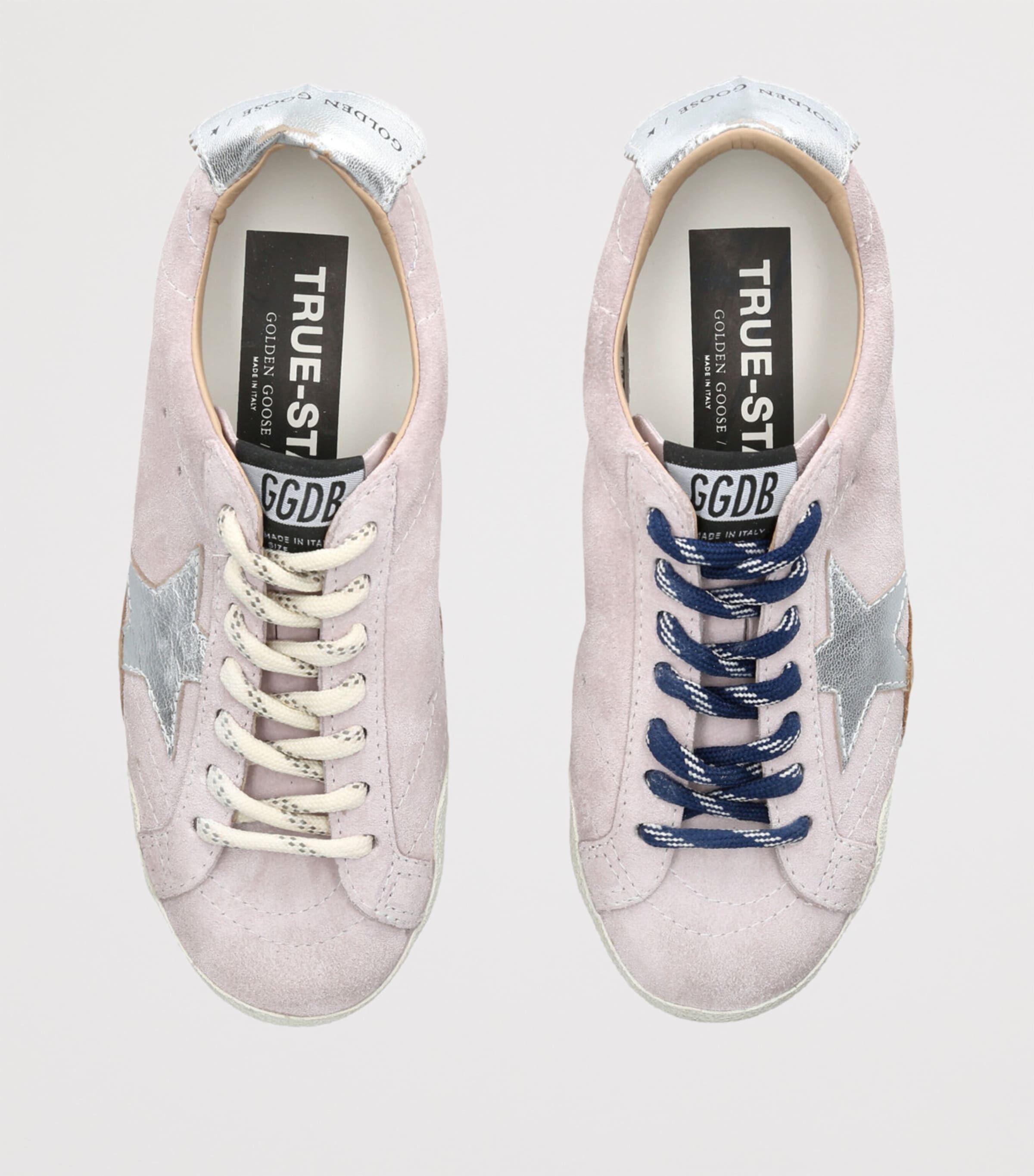 Suede-Leather True Star Sneakers PINK COMB Image 4