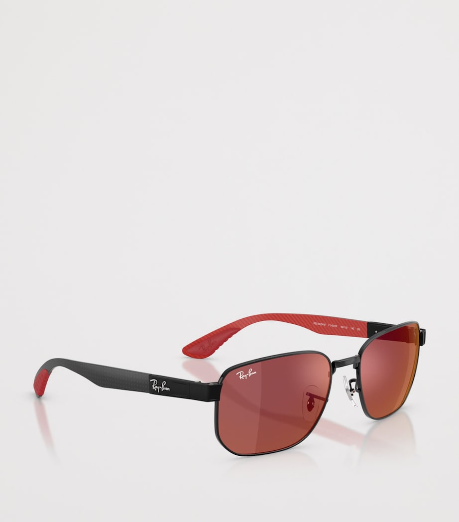 Ray-Ban Scuderia Ferrari Square Sunglasses Black Image 5