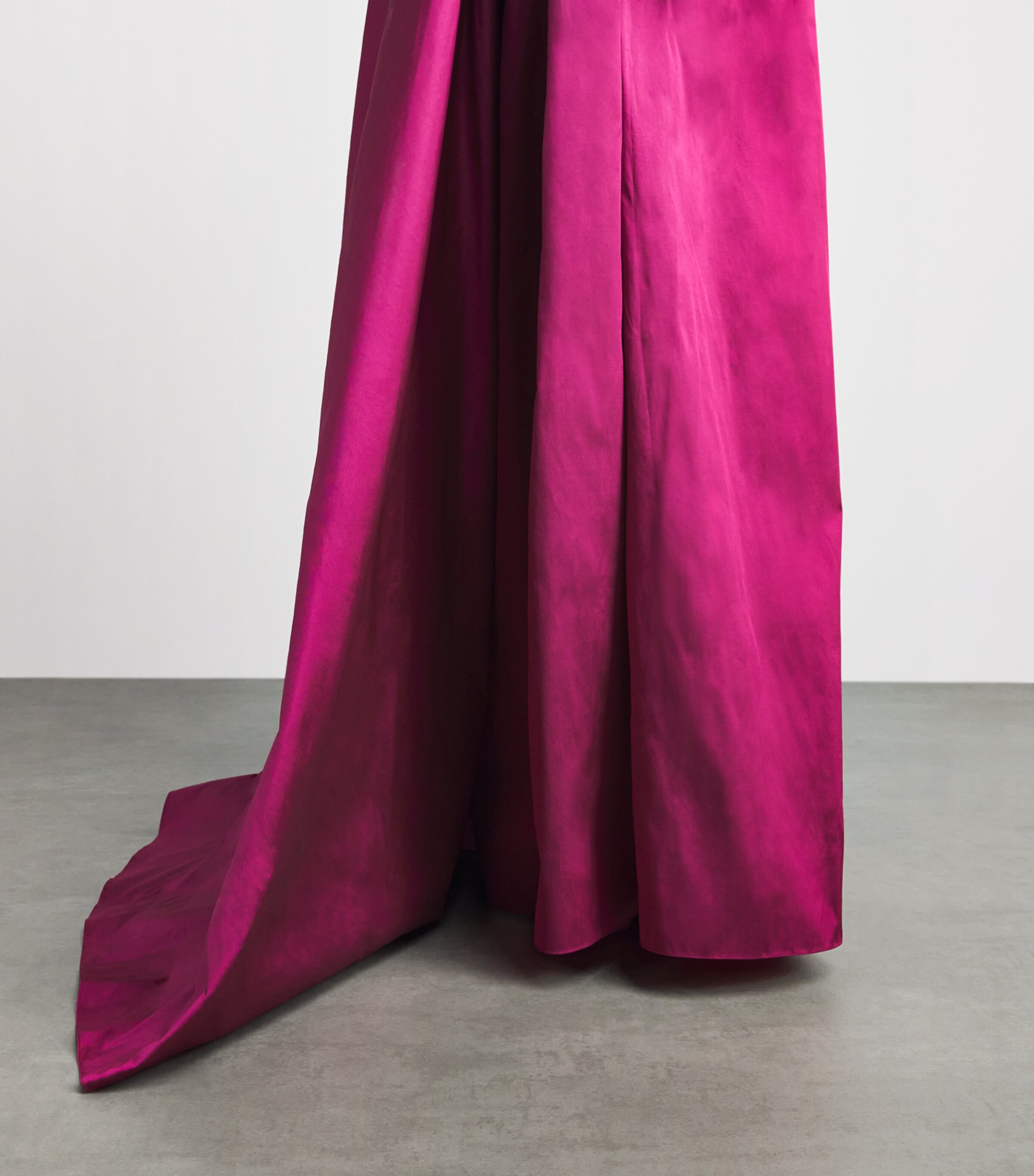 Sandra Mansour Womens Taffeta Twilight Gown Asis C Fuchsia Image 5