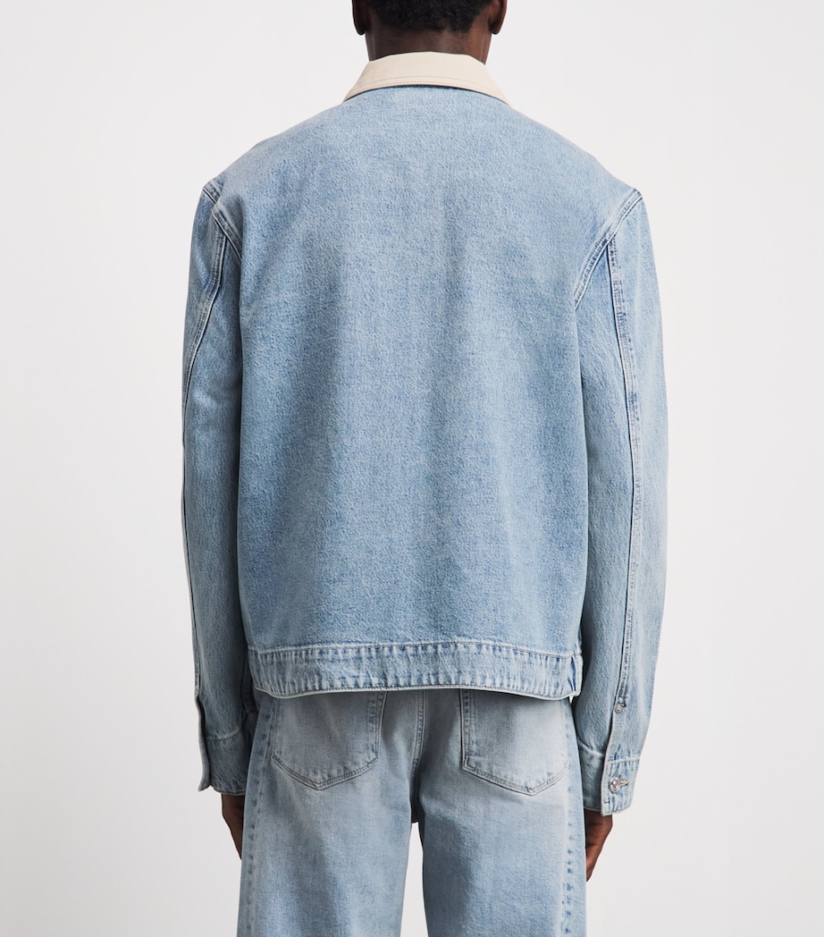 PAIGE Mens Laughlin Denim Jacket Moby Image 5