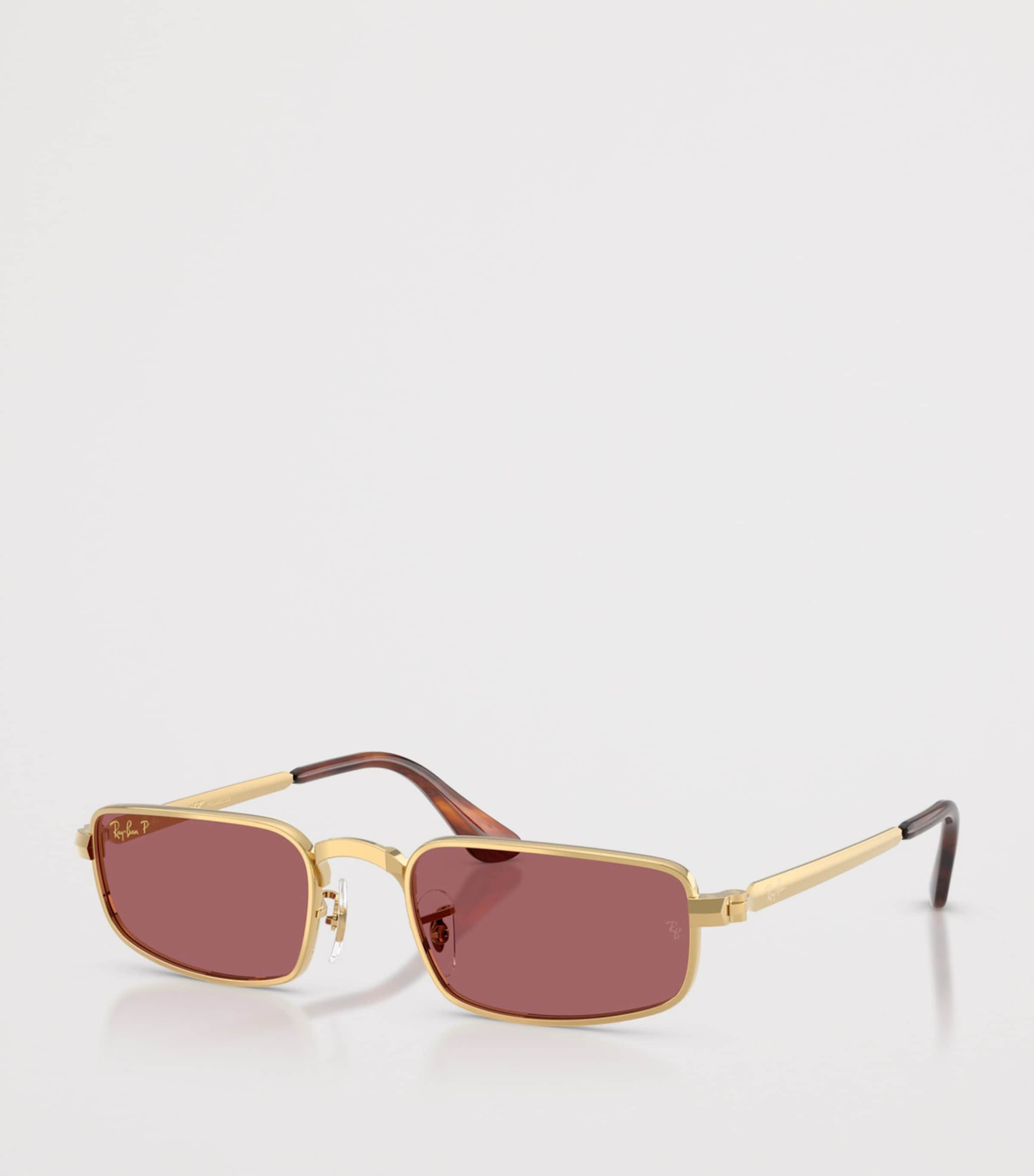 Ray-Ban By A$AP Rocky Pillow Sunglasses Gold Image 2
