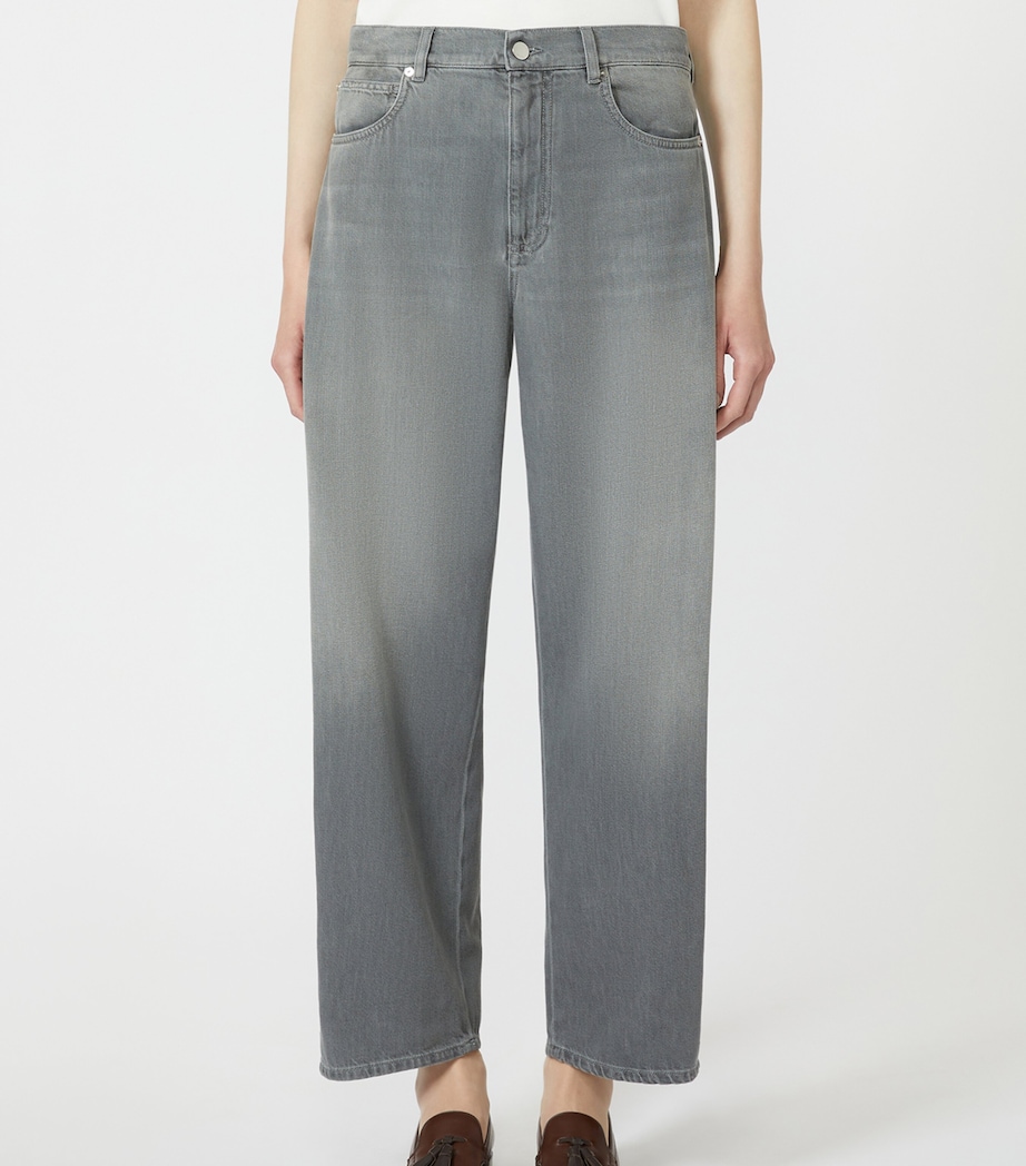 Wide-Leg Jeans BLACK Image 3