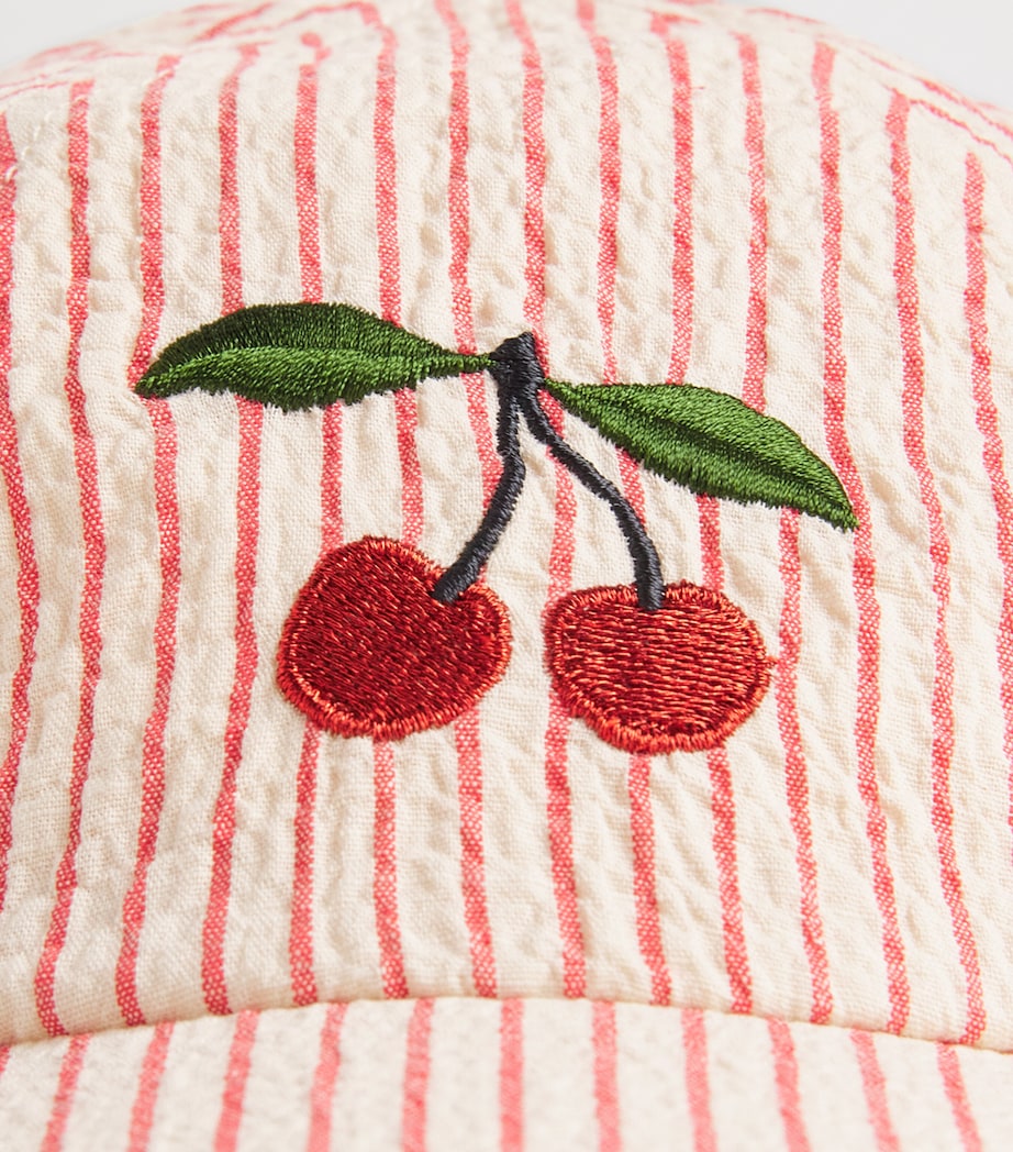 KONGES SLOJD Organic Cotton Ellie Bow Cap Amour Image 3