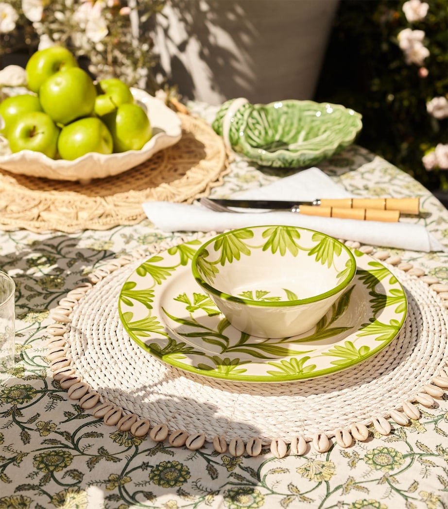 Maison Margaux Green Petals Tablecloth (150cm x 300cm) Image 3