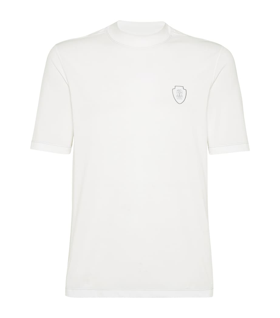 Logo High-Neck T-Shirt C159 Image 1